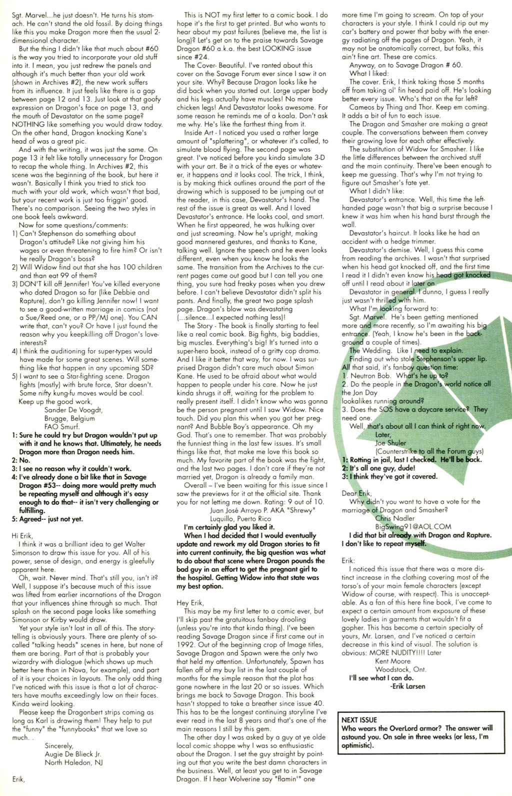 Read online The Savage Dragon (1993) comic -  Issue #62 - 26