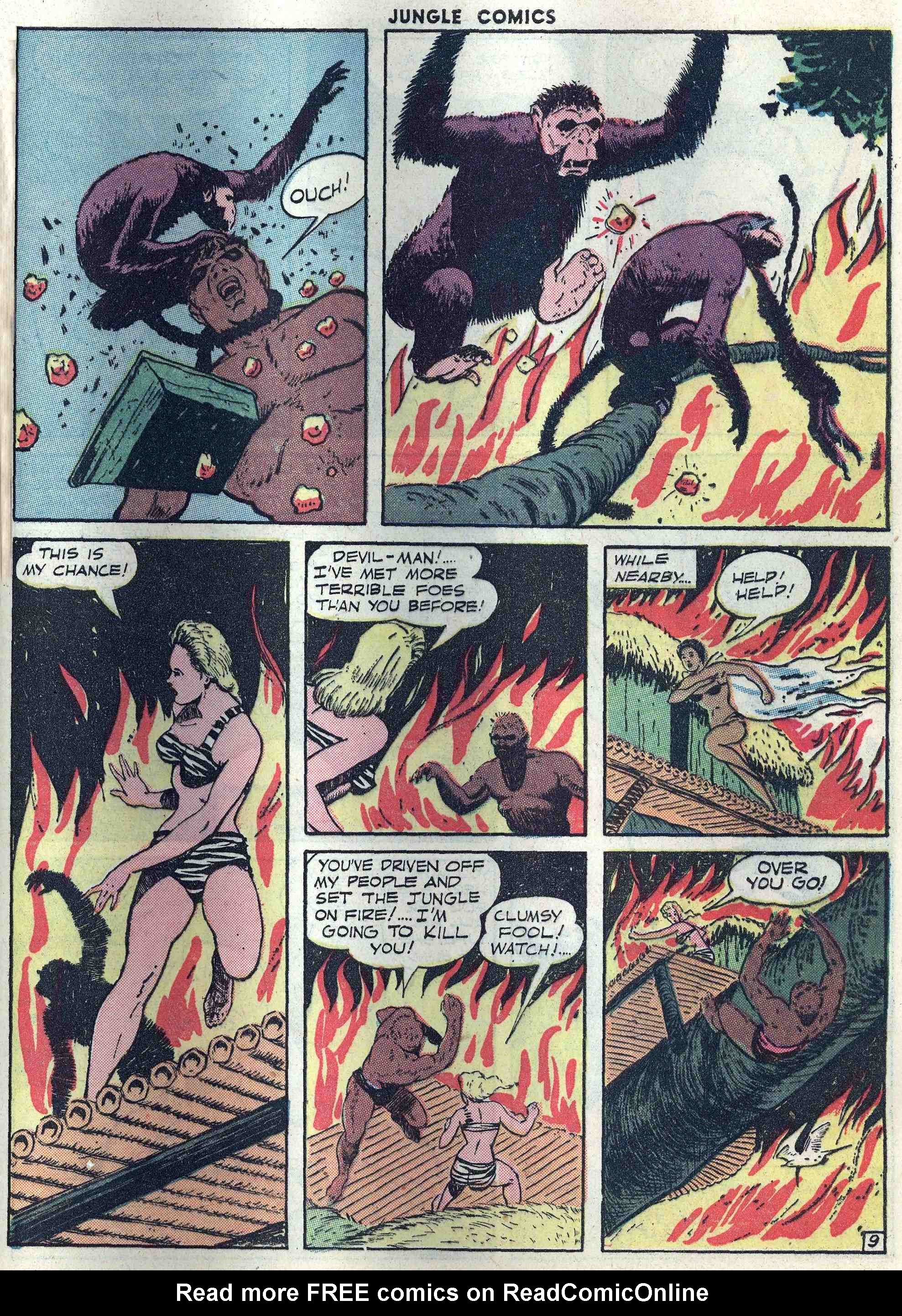 Read online Jungle Comics comic -  Issue #47 - 57