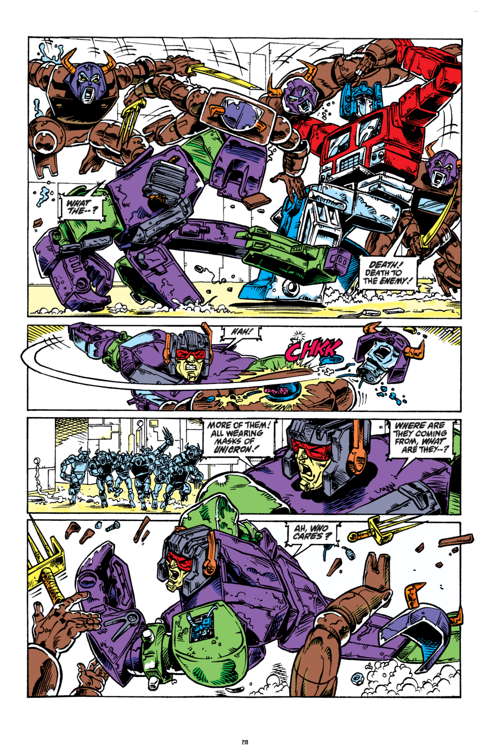 Read online The Transformers Classics comic -  Issue # TPB 6 - 217