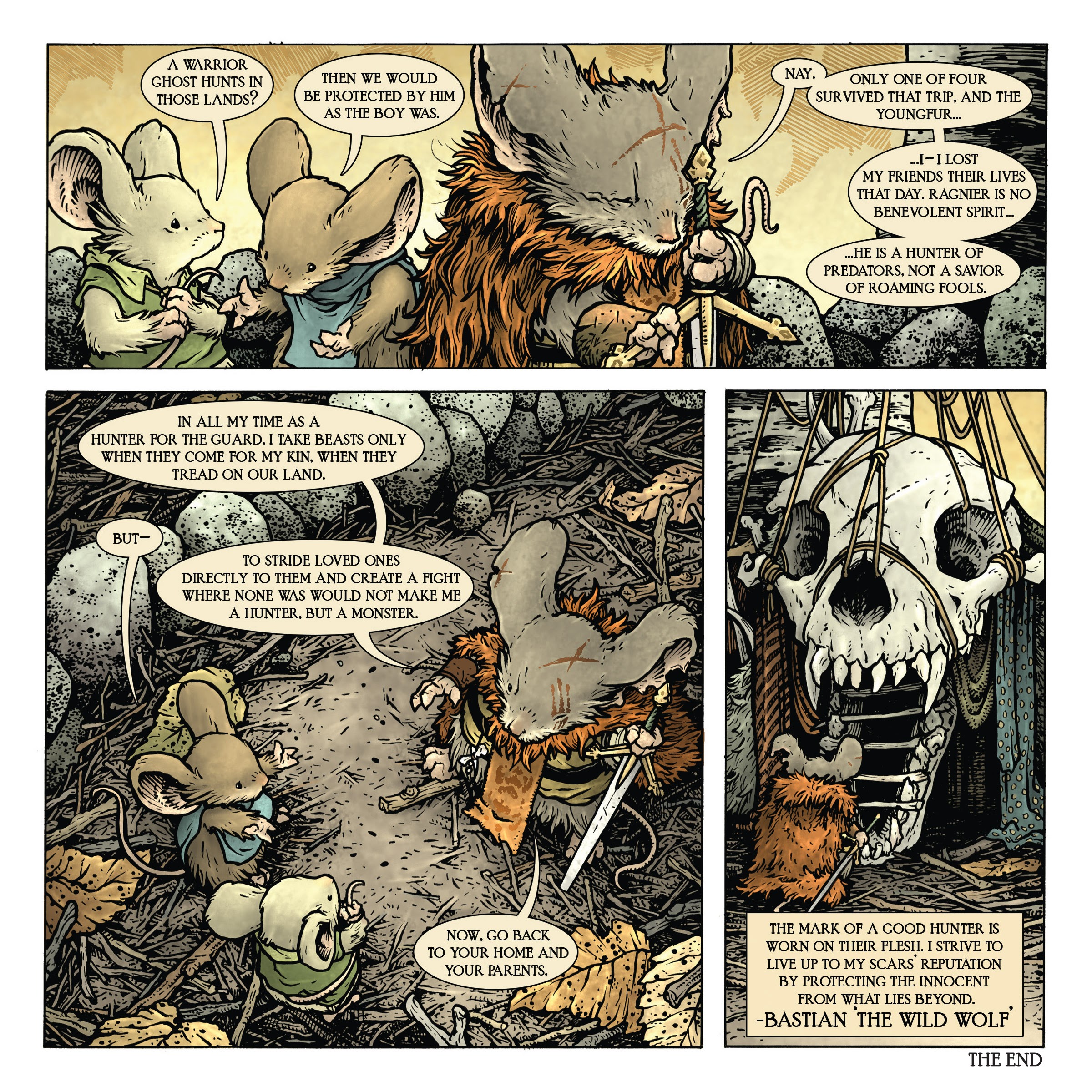 Read online Mouse Guard: The Owlhen Caregiver comic -  Issue #1 - 30