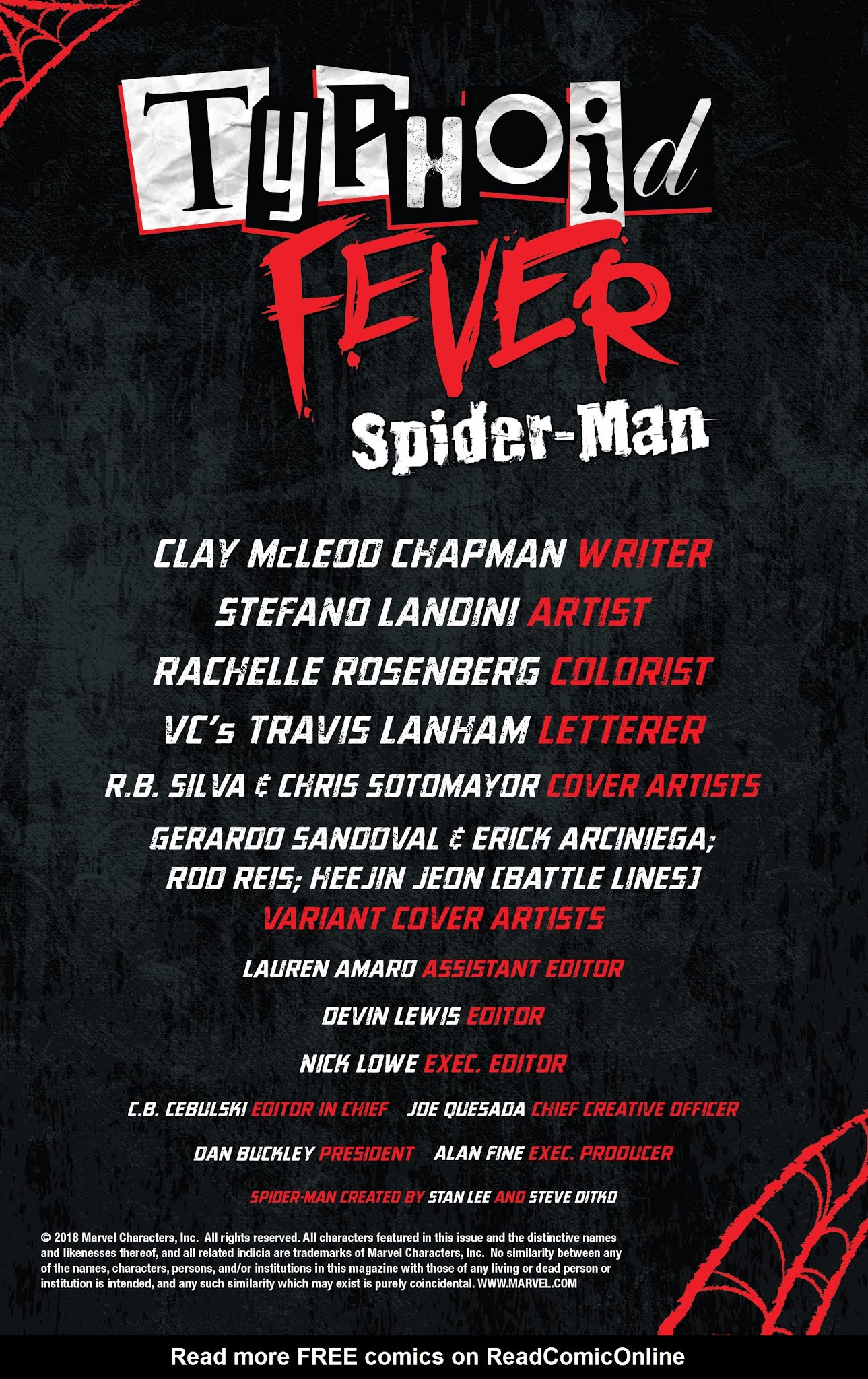 Read online Typhoid Fever Spider-Man comic -  Issue # Full - 32