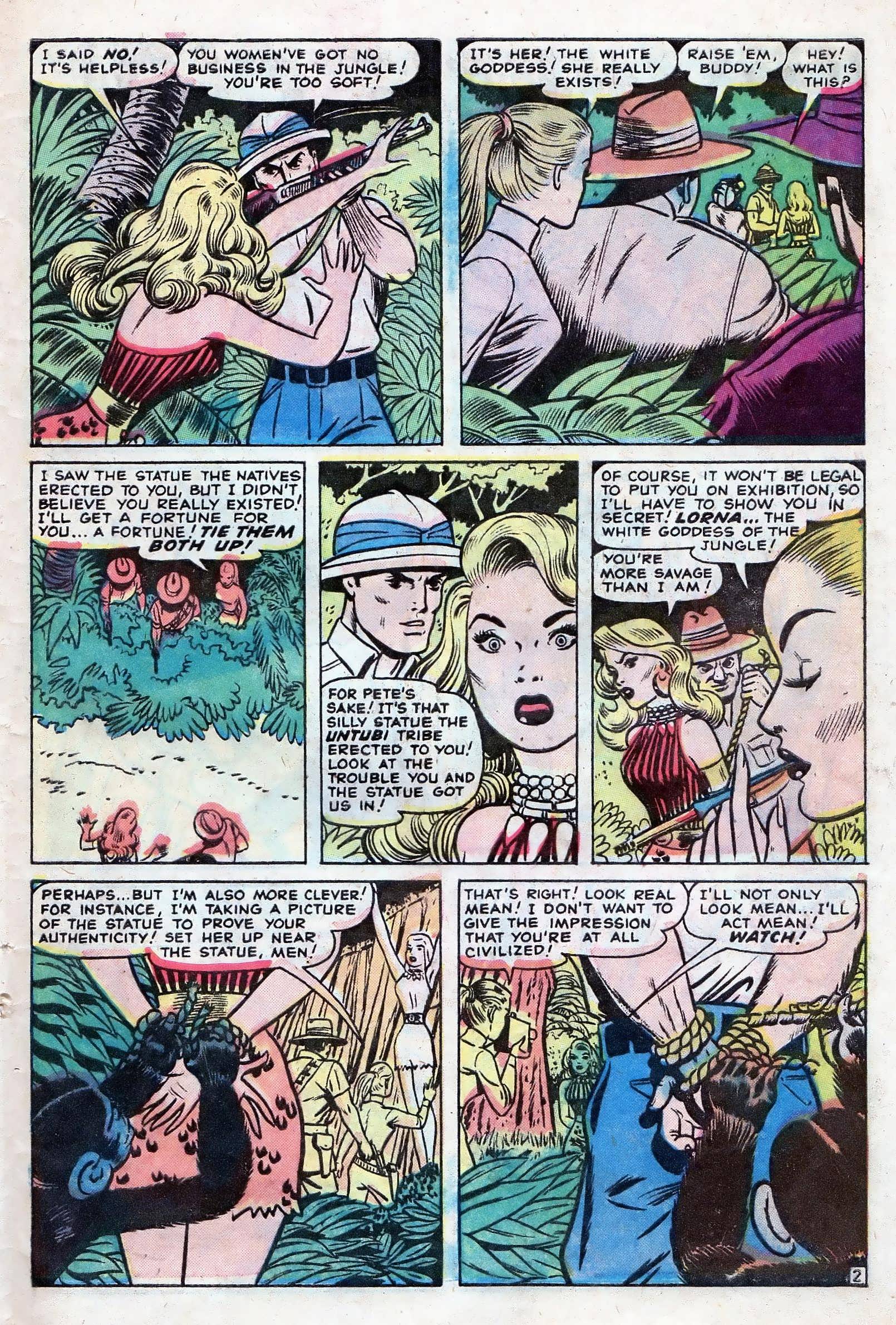 Read online Lorna, The Jungle Girl comic -  Issue #24 - 28