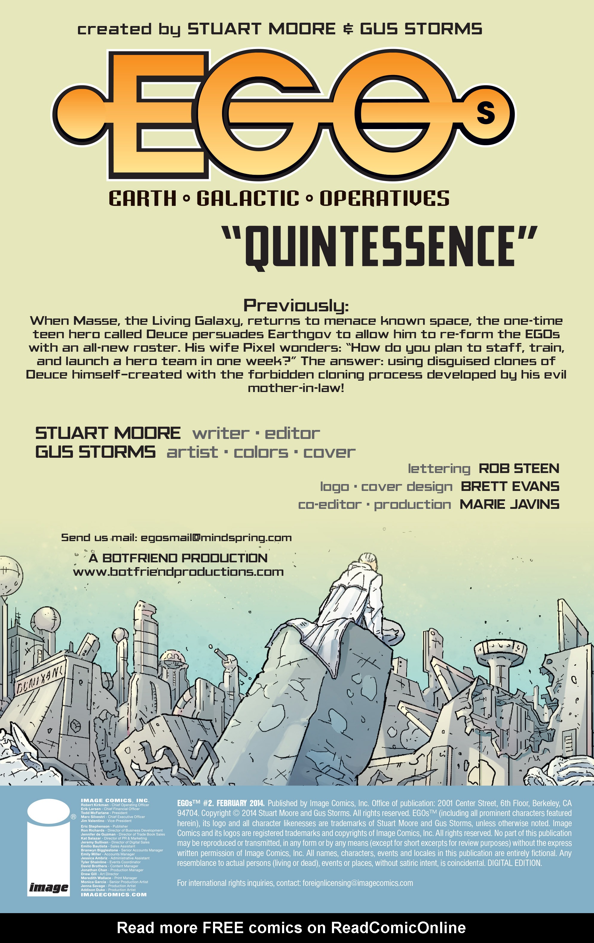 Read online EGOs comic -  Issue #2 - 2