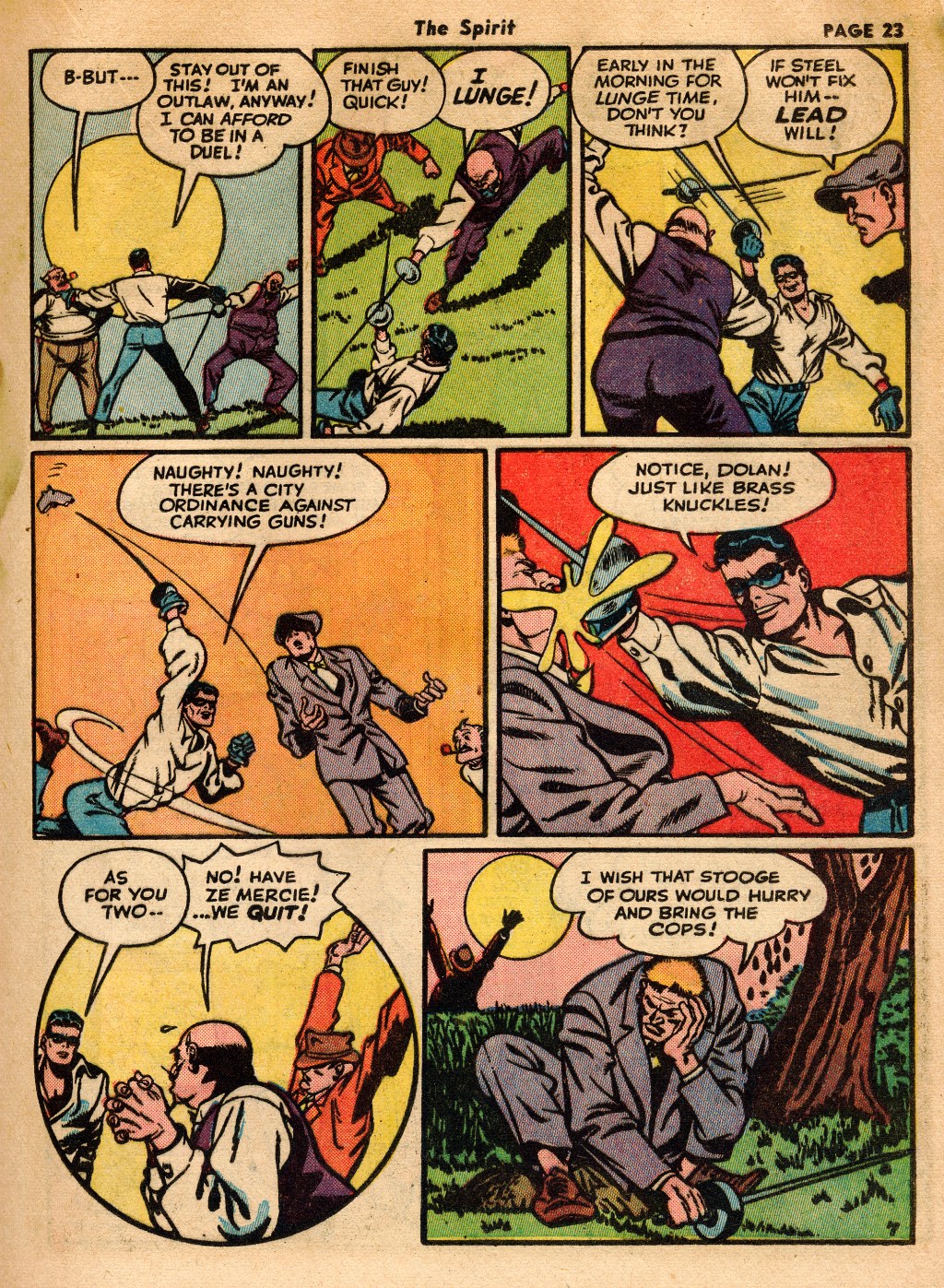 Read online The Spirit (1944) comic -  Issue #2 - 25