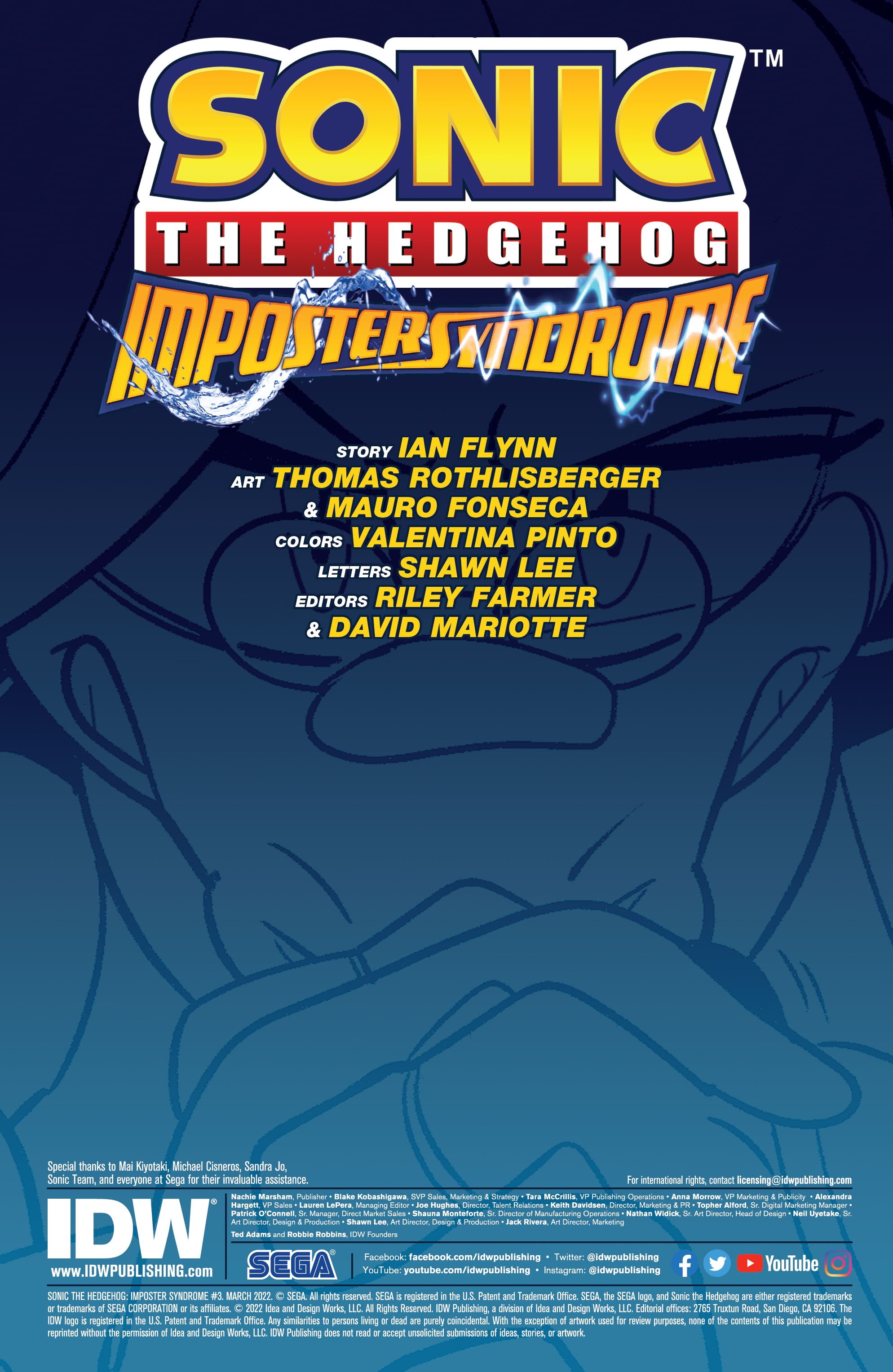 Read online Sonic the Hedgehog: Imposter Syndrome comic -  Issue #3 - 2