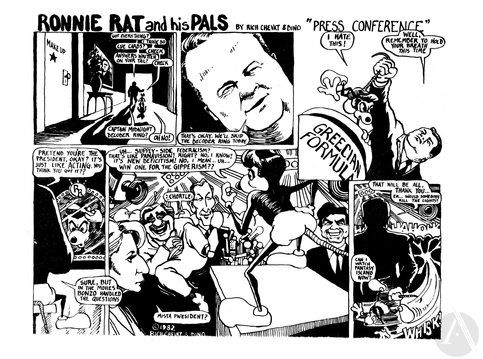 Read online The Ronnie Rat Show comic -  Issue # Full - 8