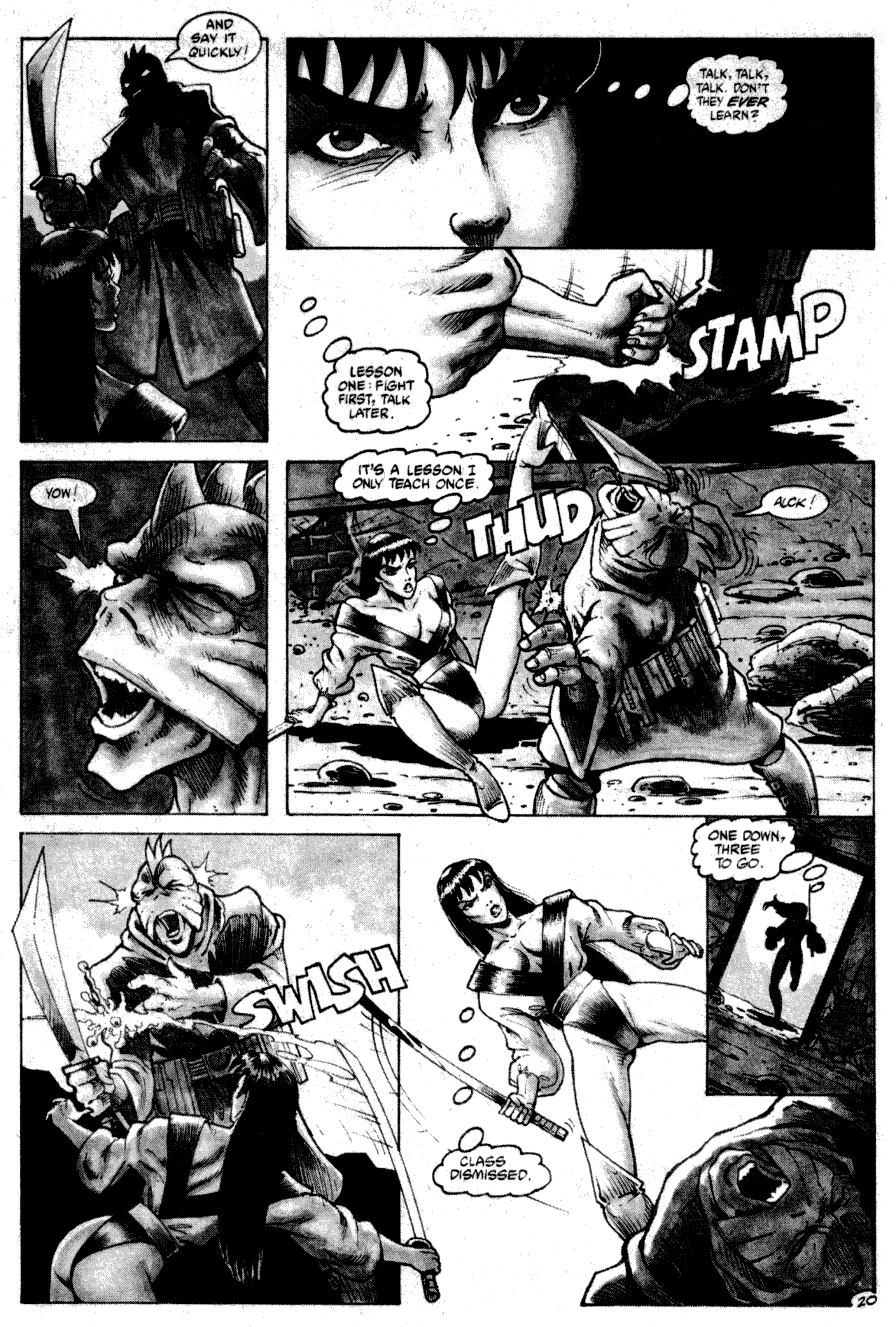 Read online Solo Ex-Mutants comic -  Issue #5 - 21