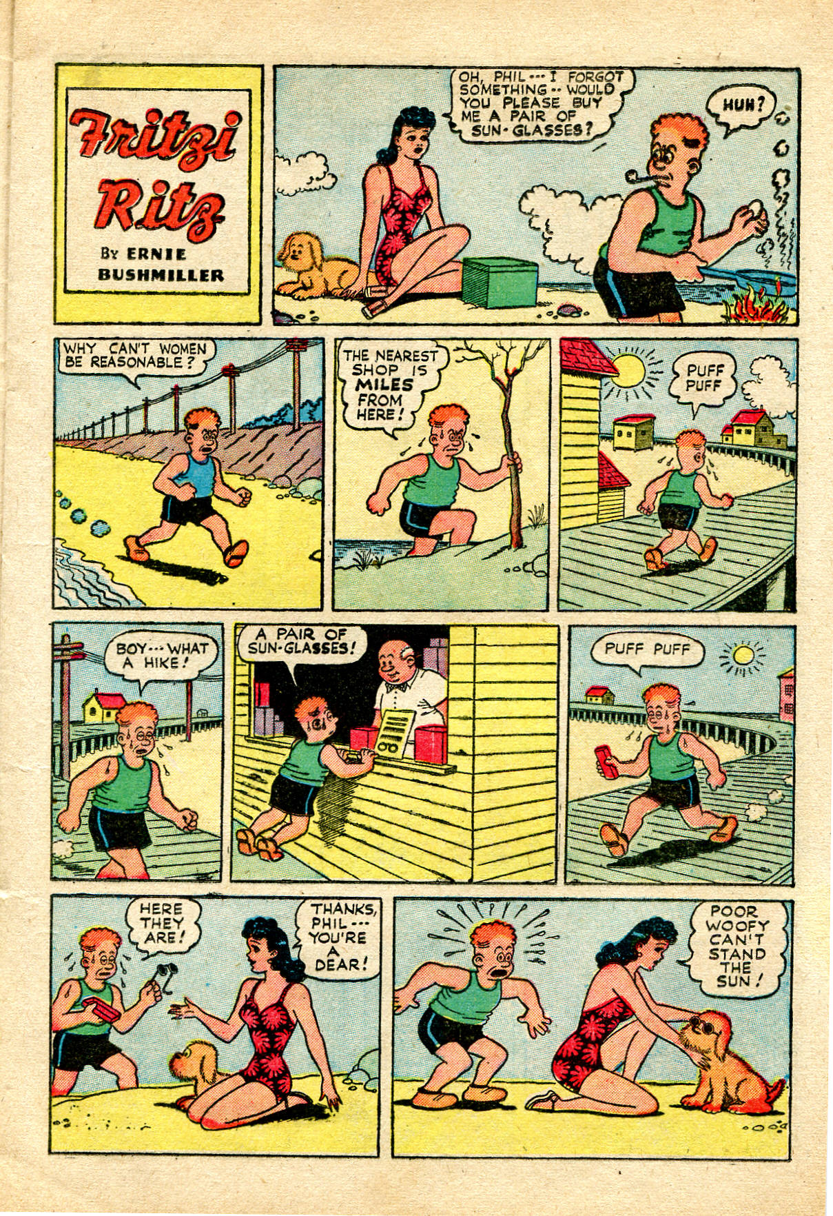 Read online Fritzi Ritz (1948) comic -  Issue #7 - 13