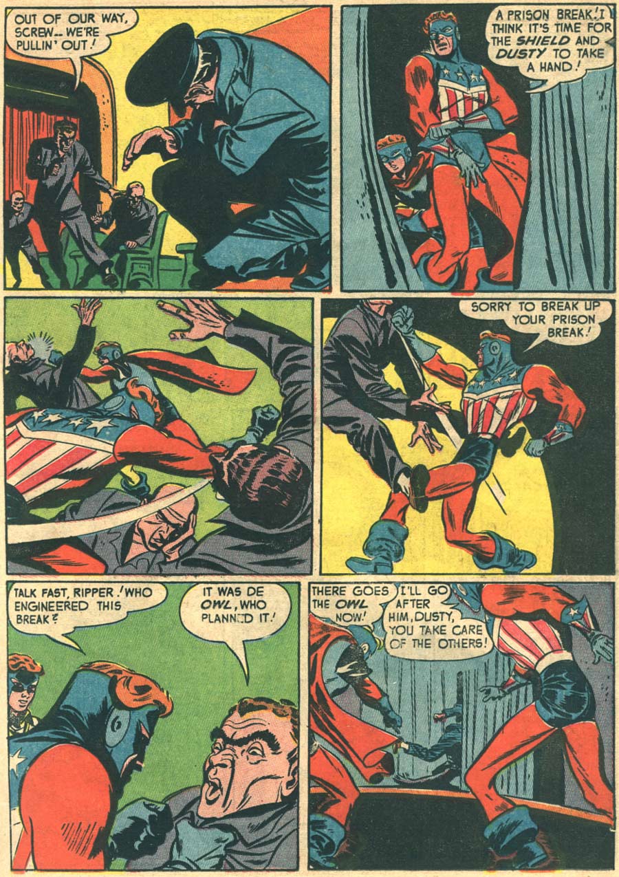 Read online Pep Comics comic -  Issue #58 - 17