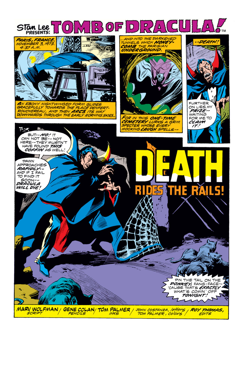 Read online Tomb of Dracula (1972) comic -  Issue #17 - 2