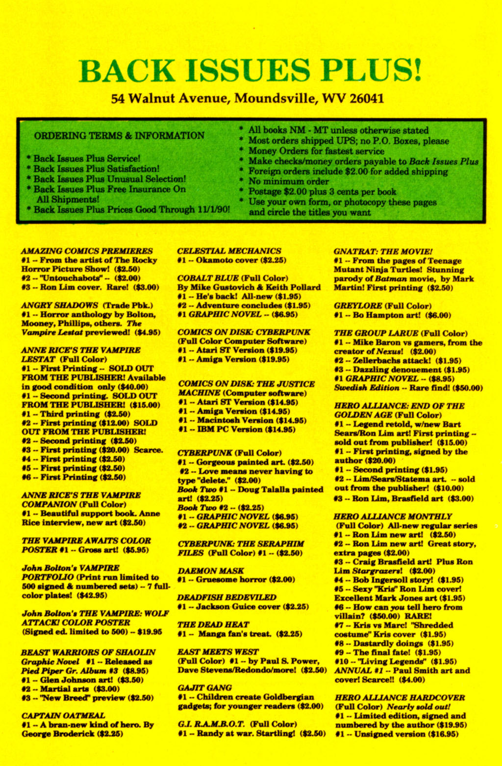 Read online Hero Alliance (1989) comic -  Issue #11 - 18