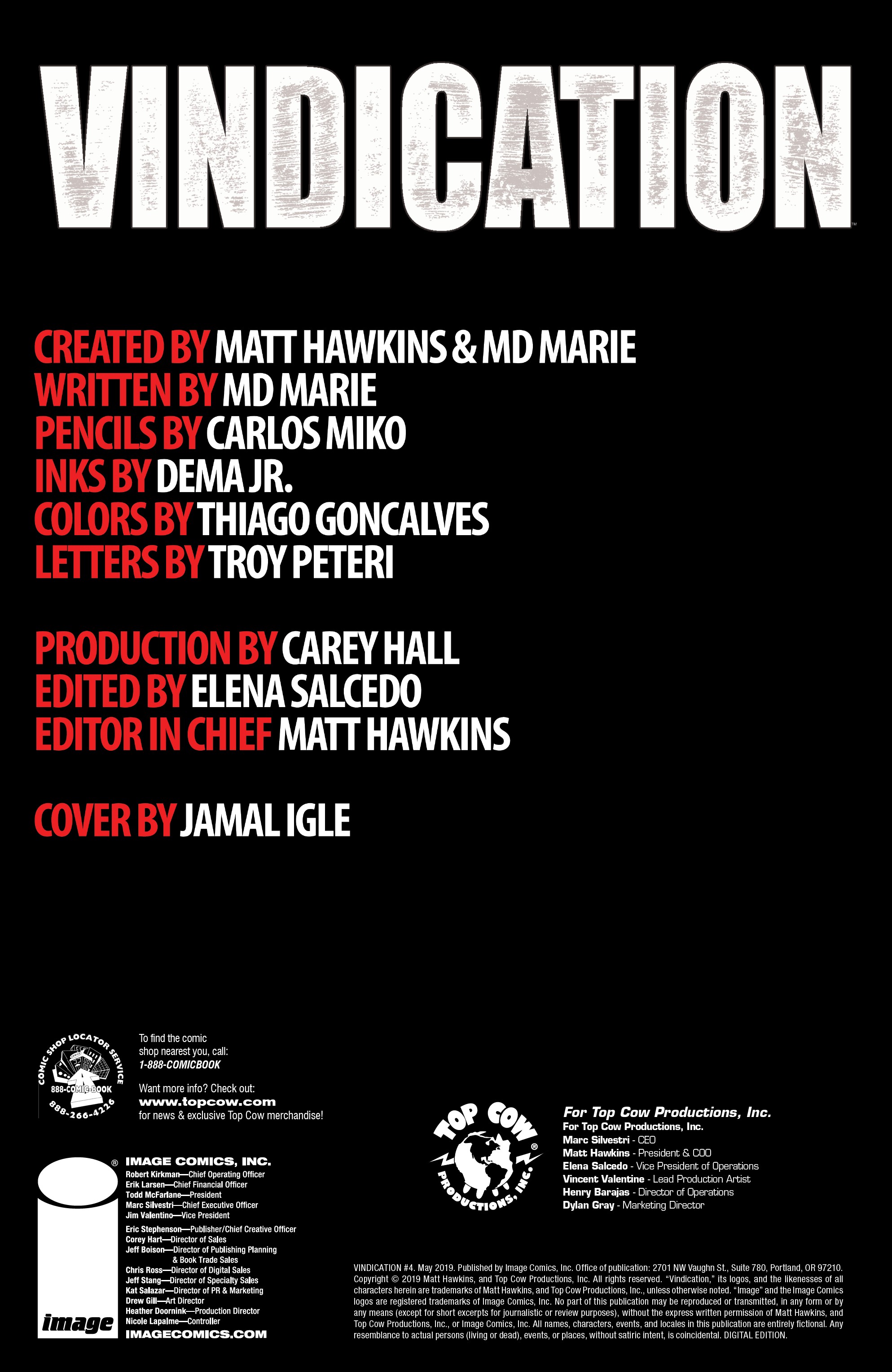 Read online Vindication comic -  Issue #4 - 2