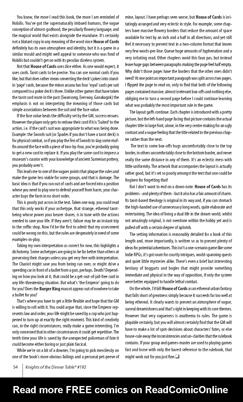 Read online Knights of the Dinner Table comic -  Issue #192 - 56