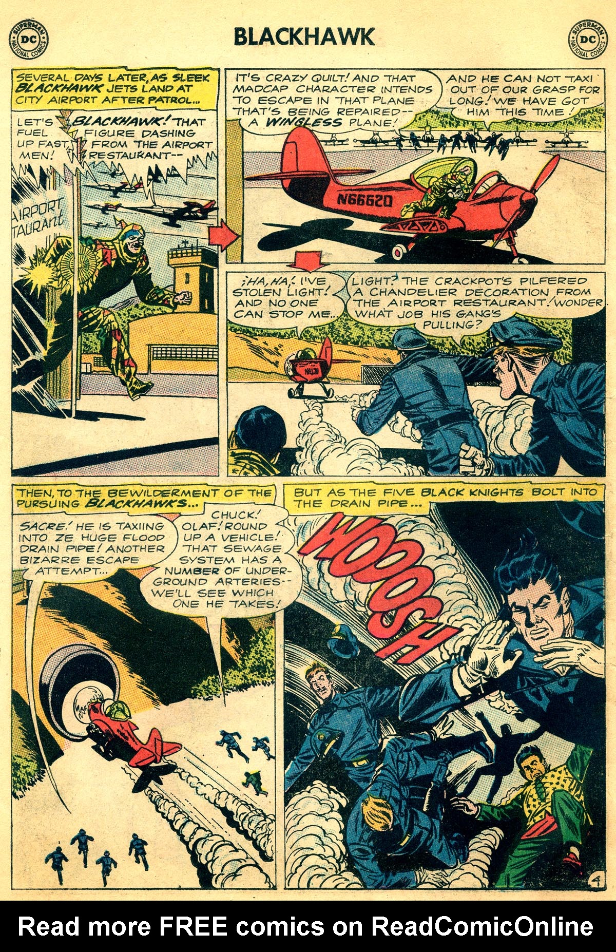 Read online Blackhawk (1957) comic -  Issue #180 - 6