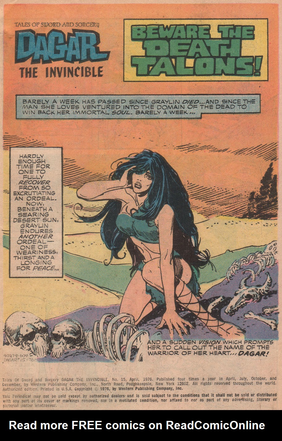 Read online Dagar the Invincible comic -  Issue #15 - 3