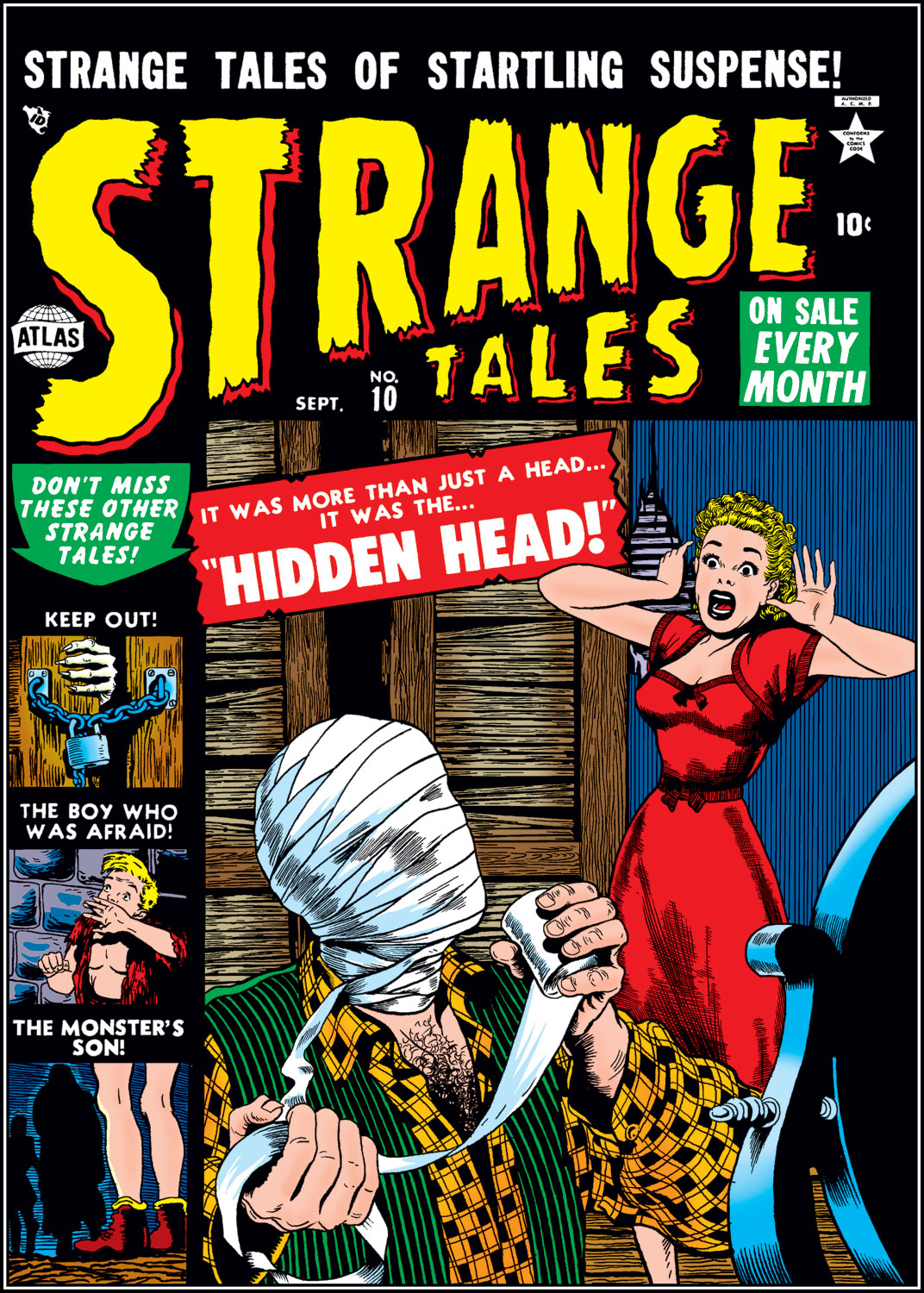 Read online Strange Tales (1951) comic -  Issue #10 - 1