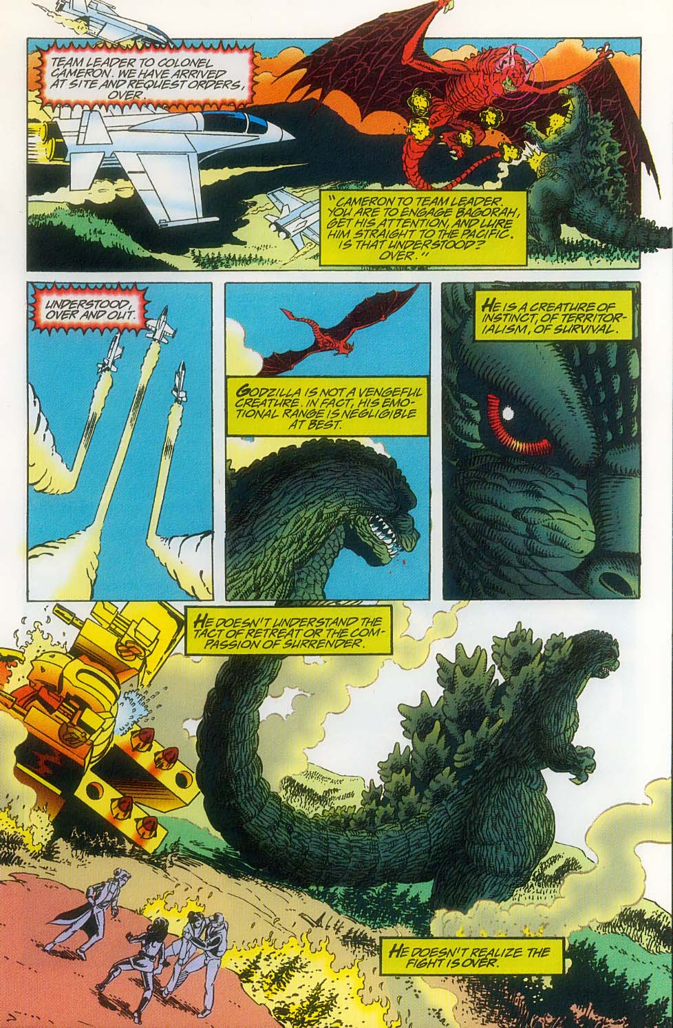 Read online Godzilla (1995) comic -  Issue #4 - 7