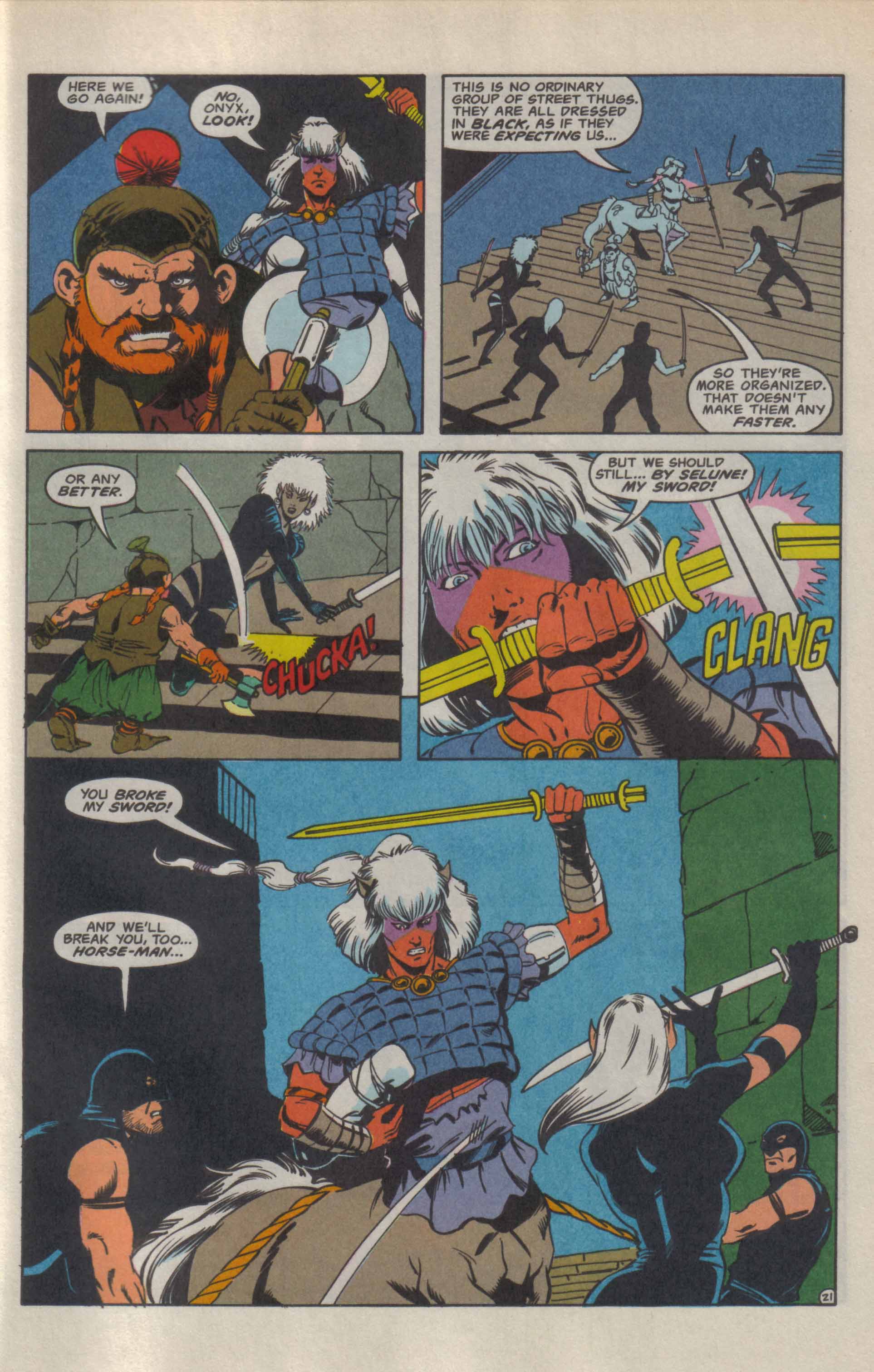 Read online Advanced Dungeons & Dragons comic -  Issue #9 - 22