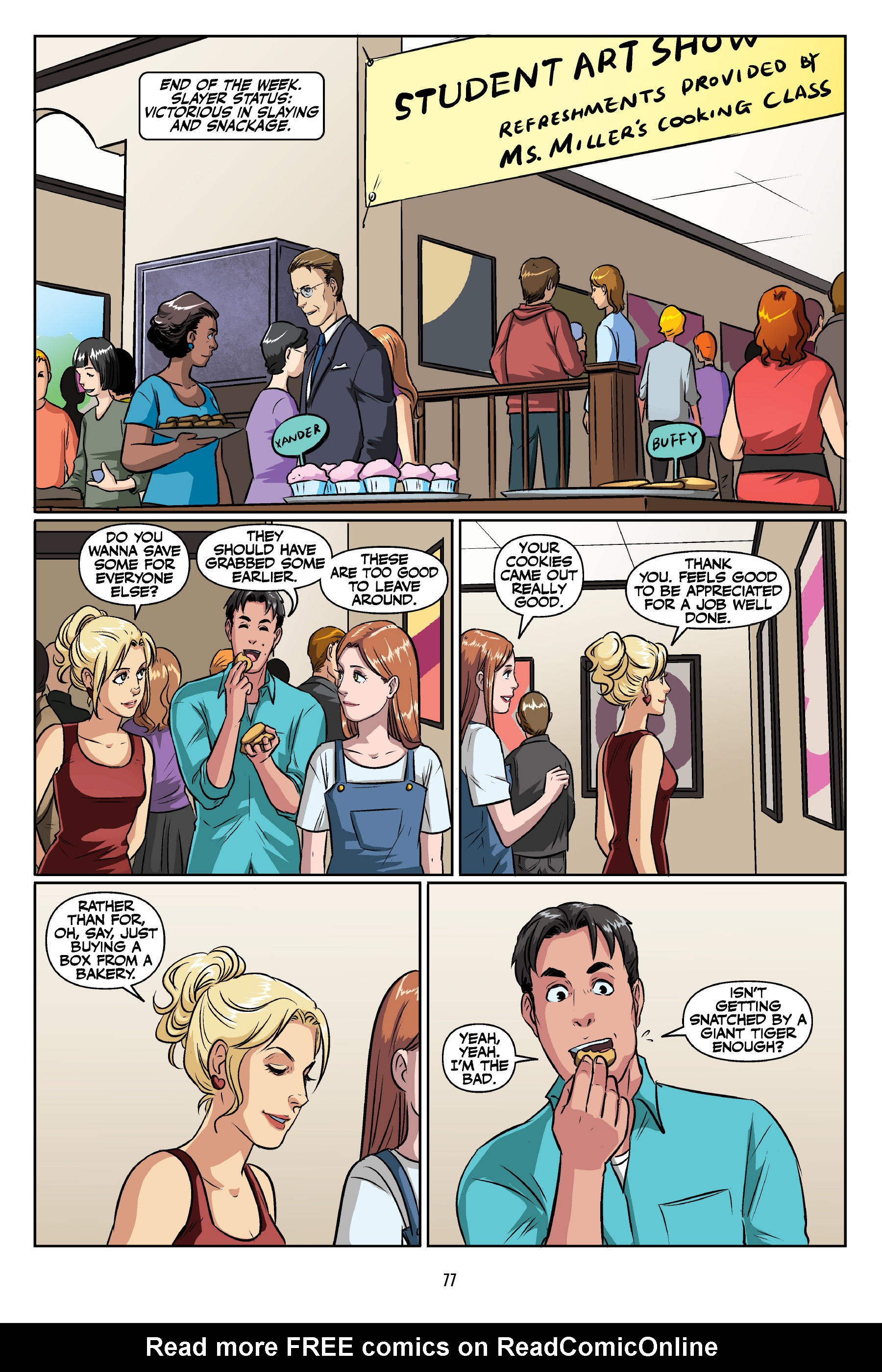 Read online Buffy: The High School Years - Glutton For Punishment comic -  Issue # Full - 77