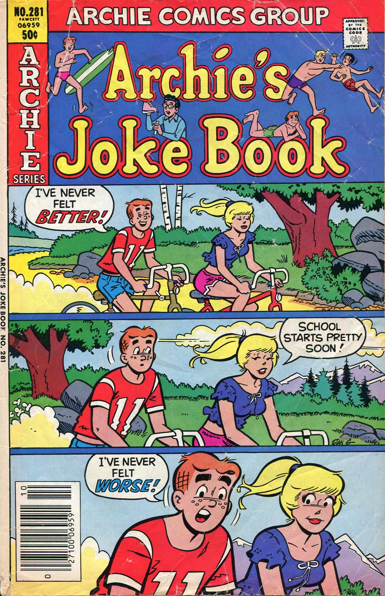 Read online Archie's Joke Book Magazine comic -  Issue #281 - 1