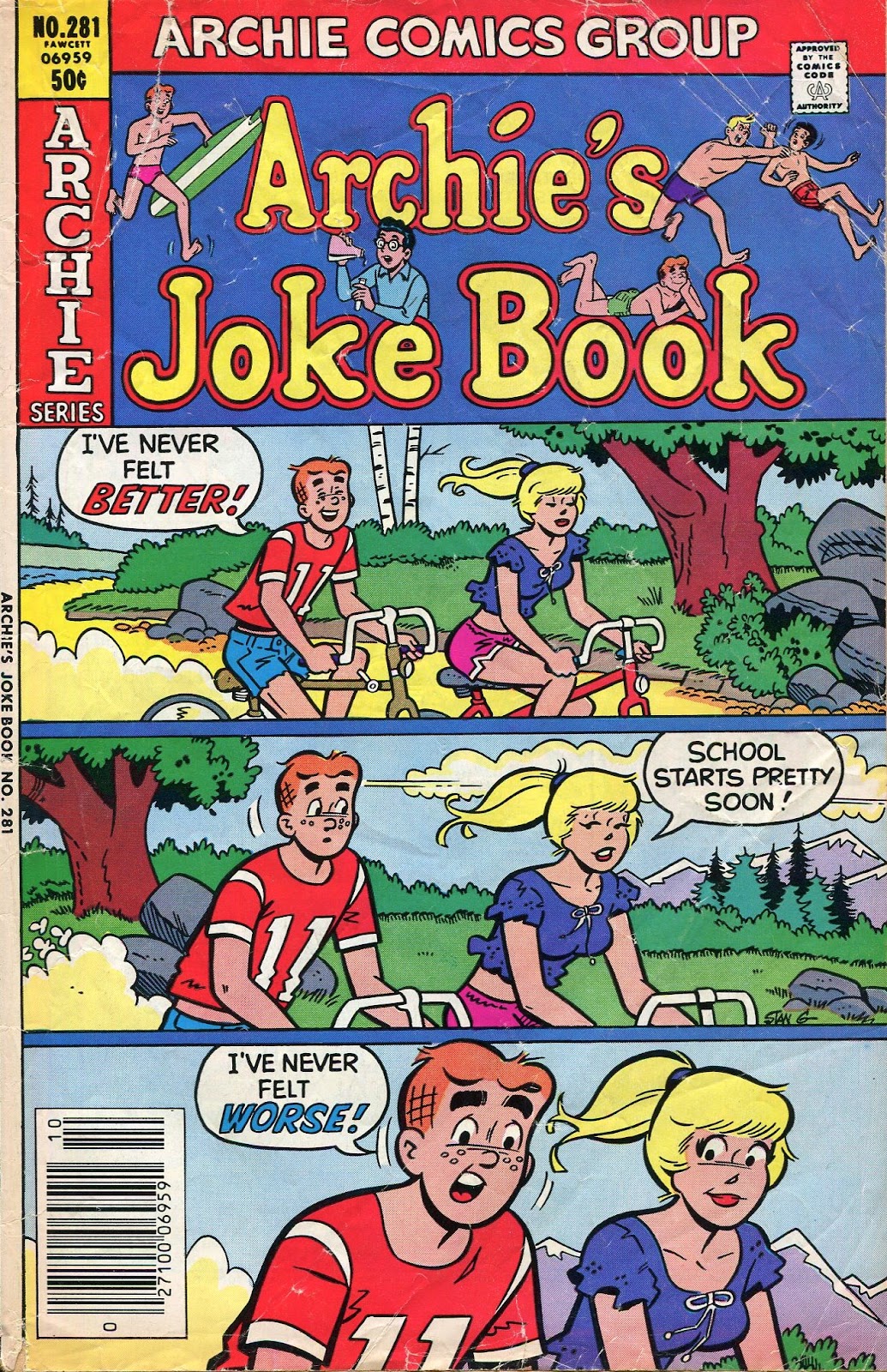 Archie's Joke Book Magazine issue 281 - Page 1