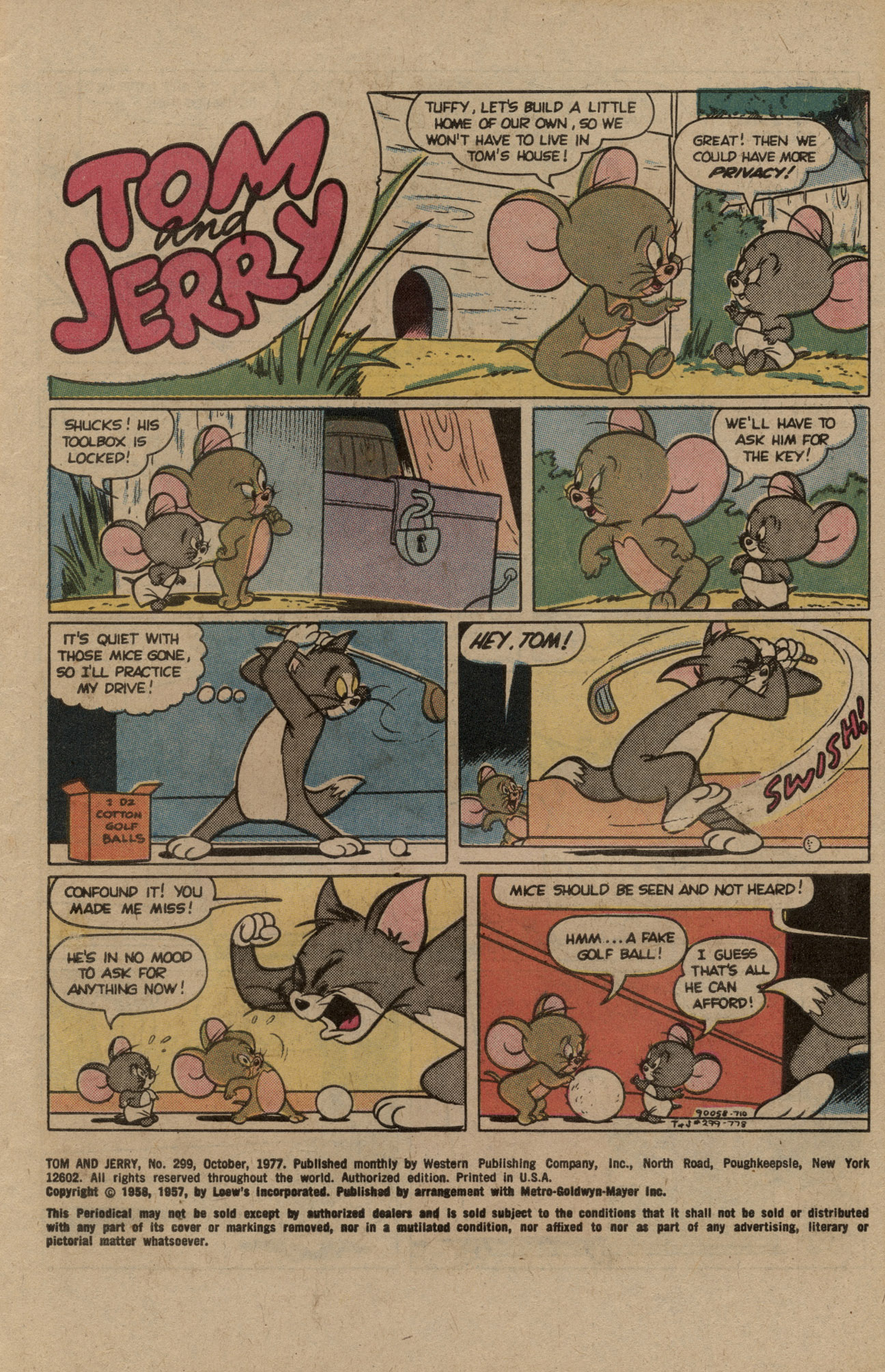 Read online Tom and Jerry comic -  Issue #299 - 3