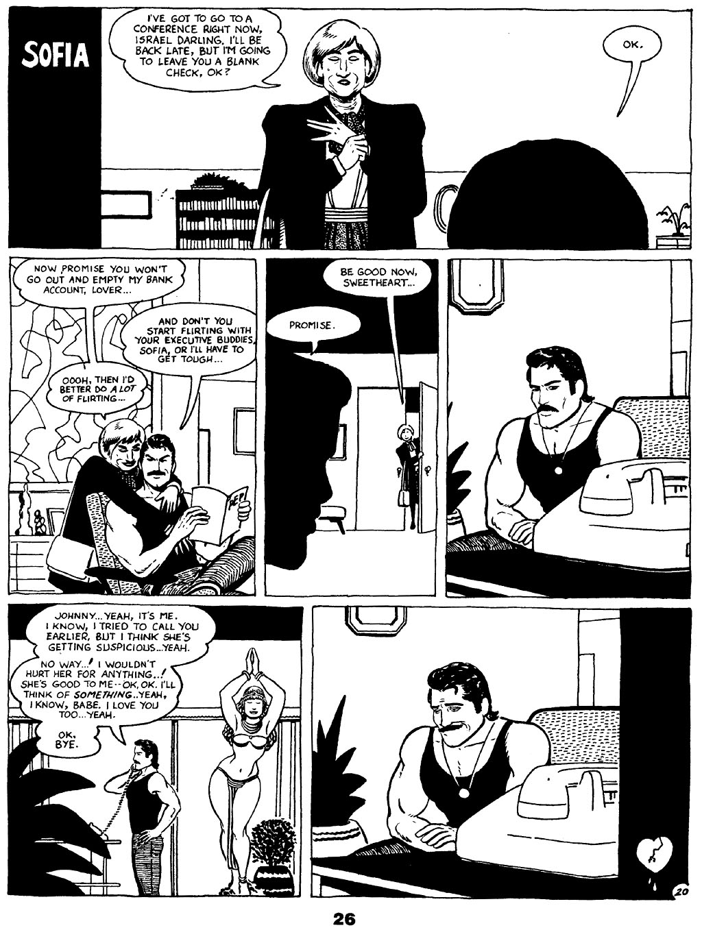 Read online Love and Rockets (1982) comic -  Issue #19 - 28
