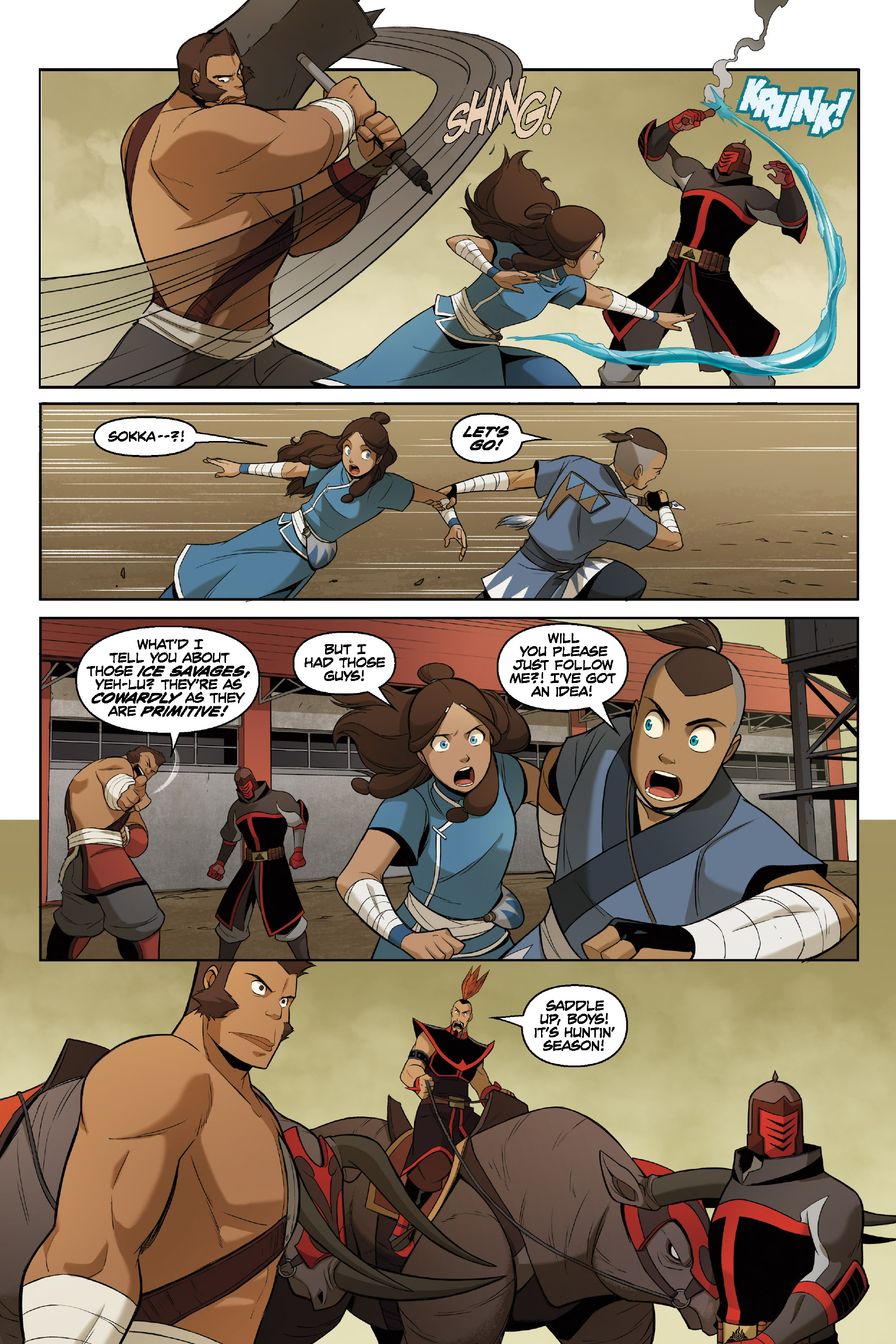 Read online Nickelodeon Avatar: The Last Airbender - The Rift comic -  Issue # _Omnibus (Part 1) - 86