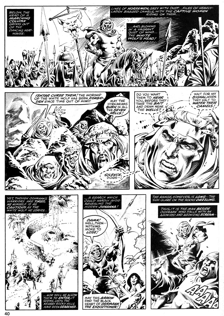 Read online The Savage Sword Of Conan comic -  Issue #37 - 40