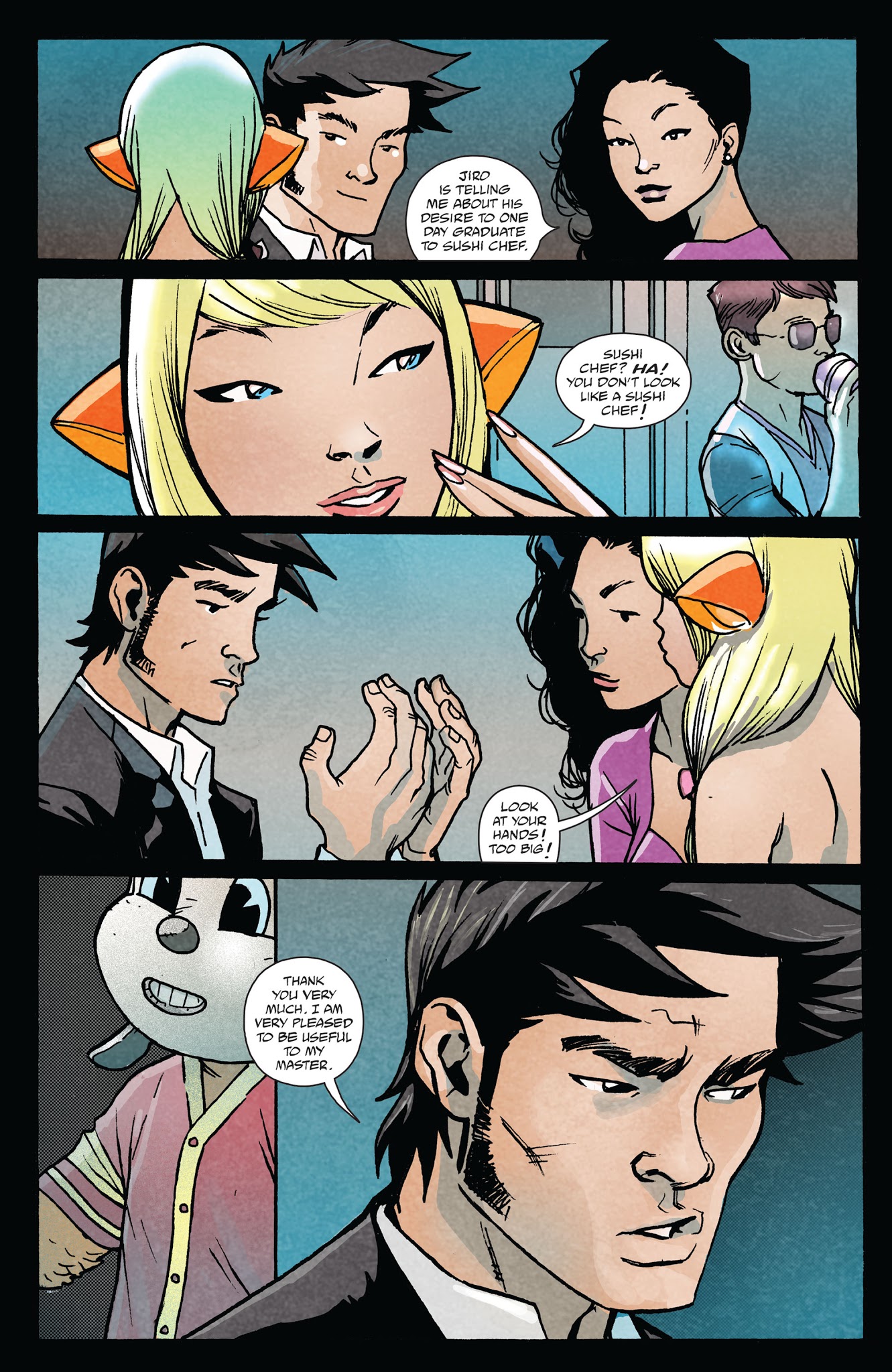 Read online Get Jiro!: Blood & Sushi comic -  Issue # TPB - 68