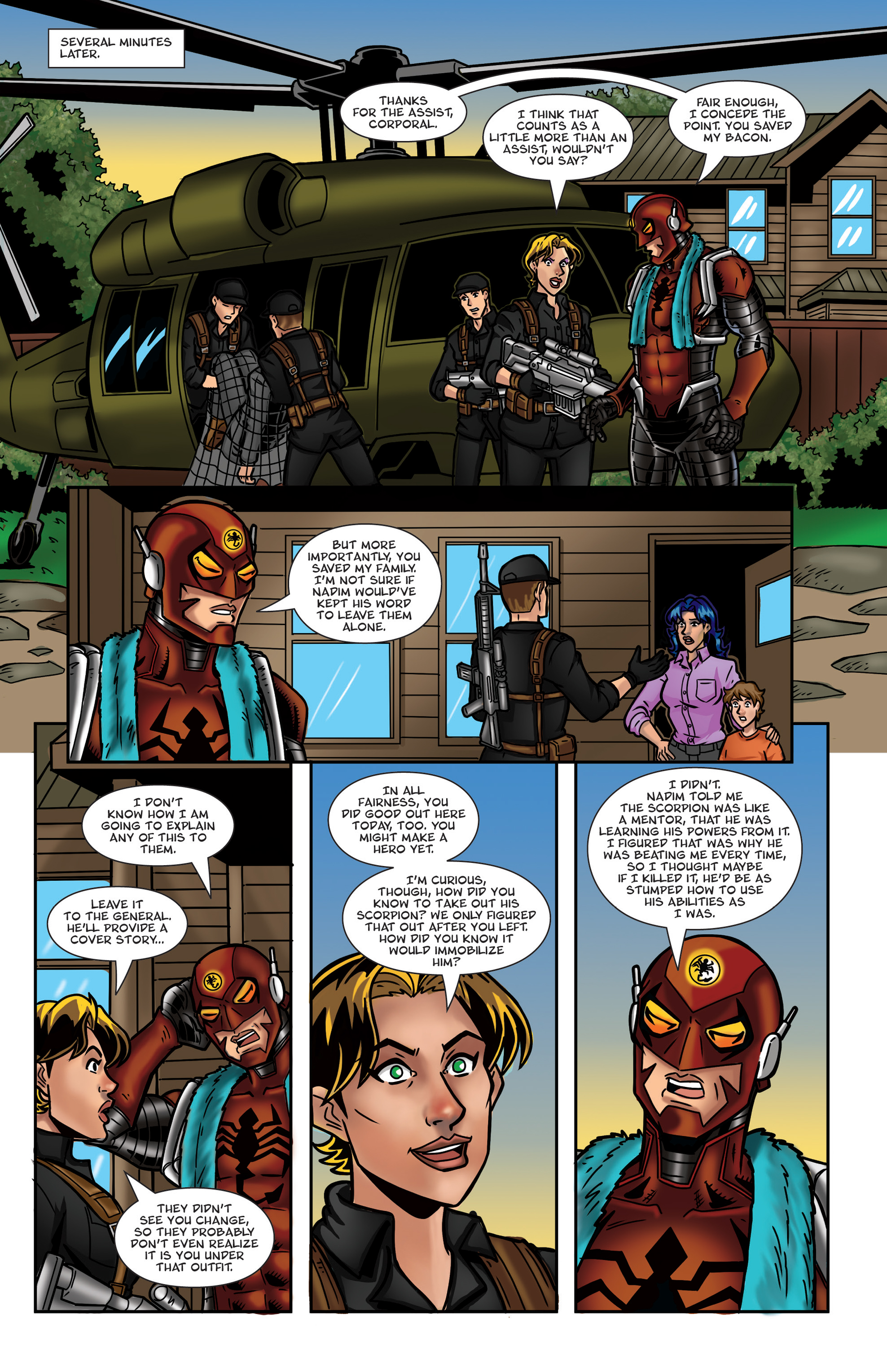 Read online Crimson Scorpion comic -  Issue #3 - 24