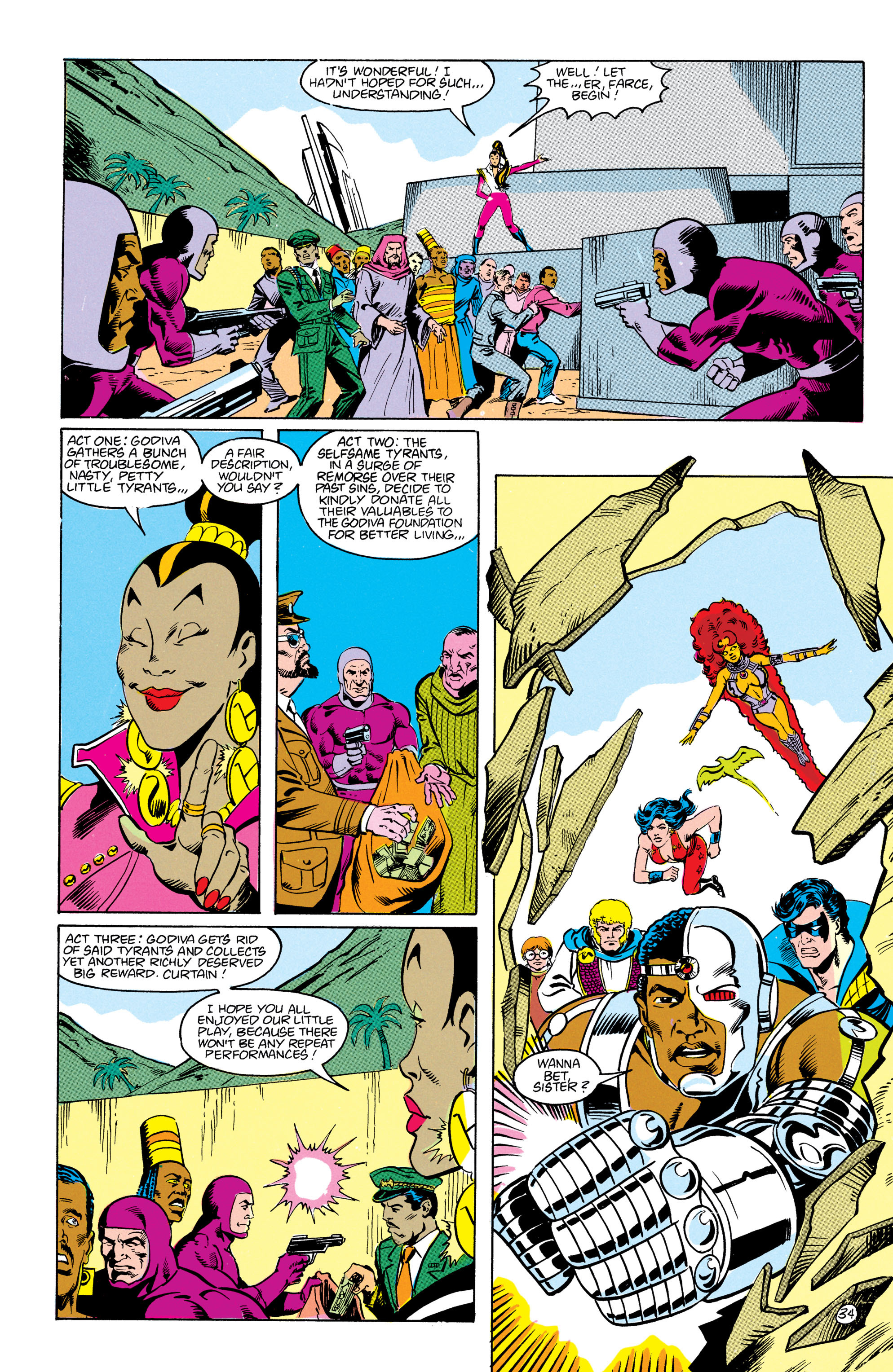 Read online The New Teen Titans (1984) comic -  Issue # _Annual 3 - 35