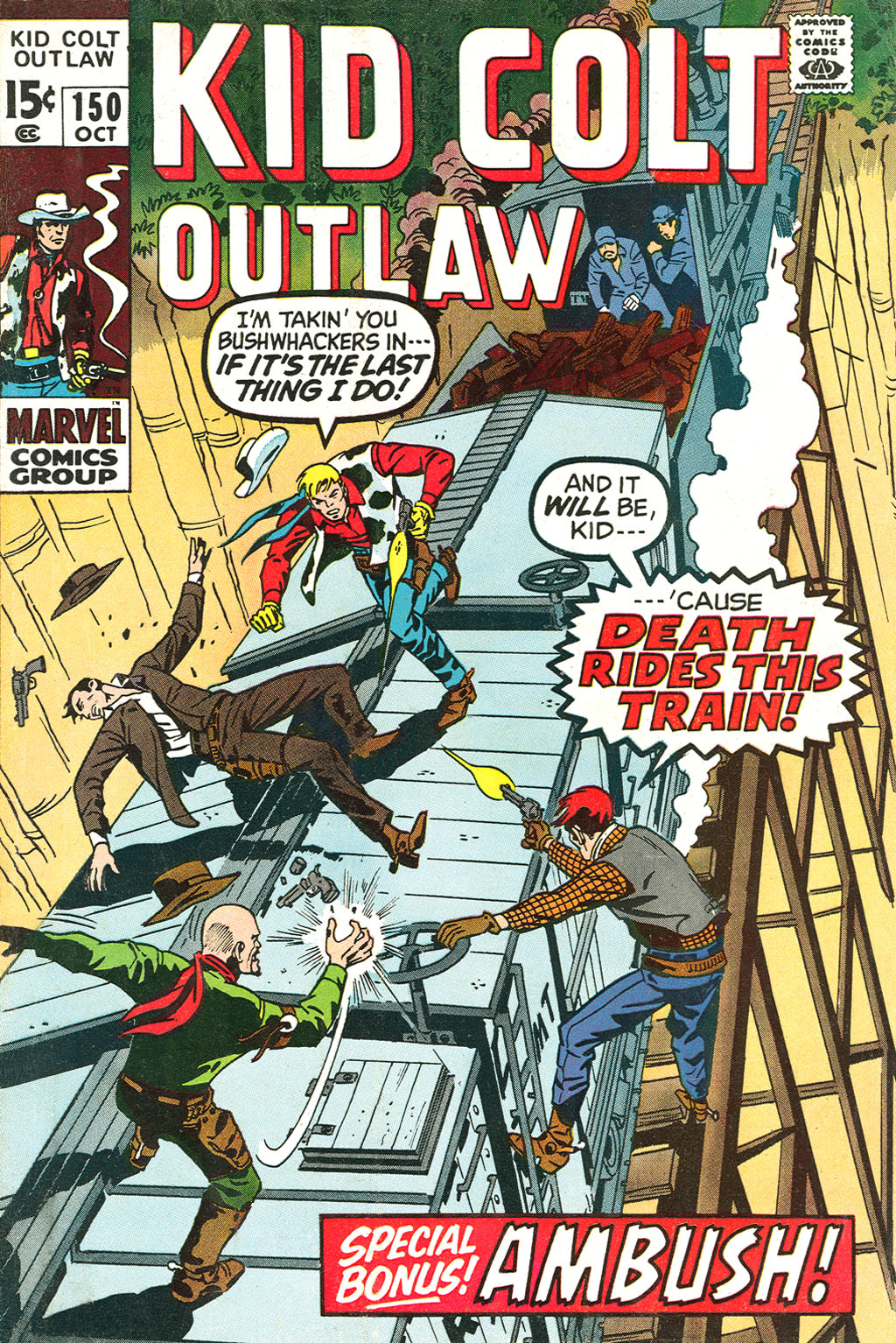 Read online Kid Colt Outlaw comic -  Issue #150 - 1