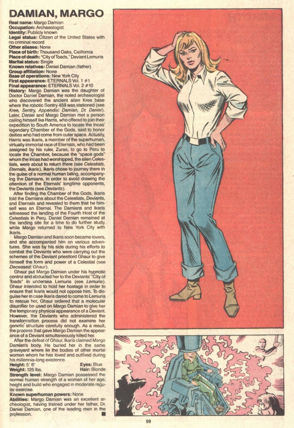 Read online The Official Handbook of the Marvel Universe Deluxe Edition comic -  Issue #16 - 61