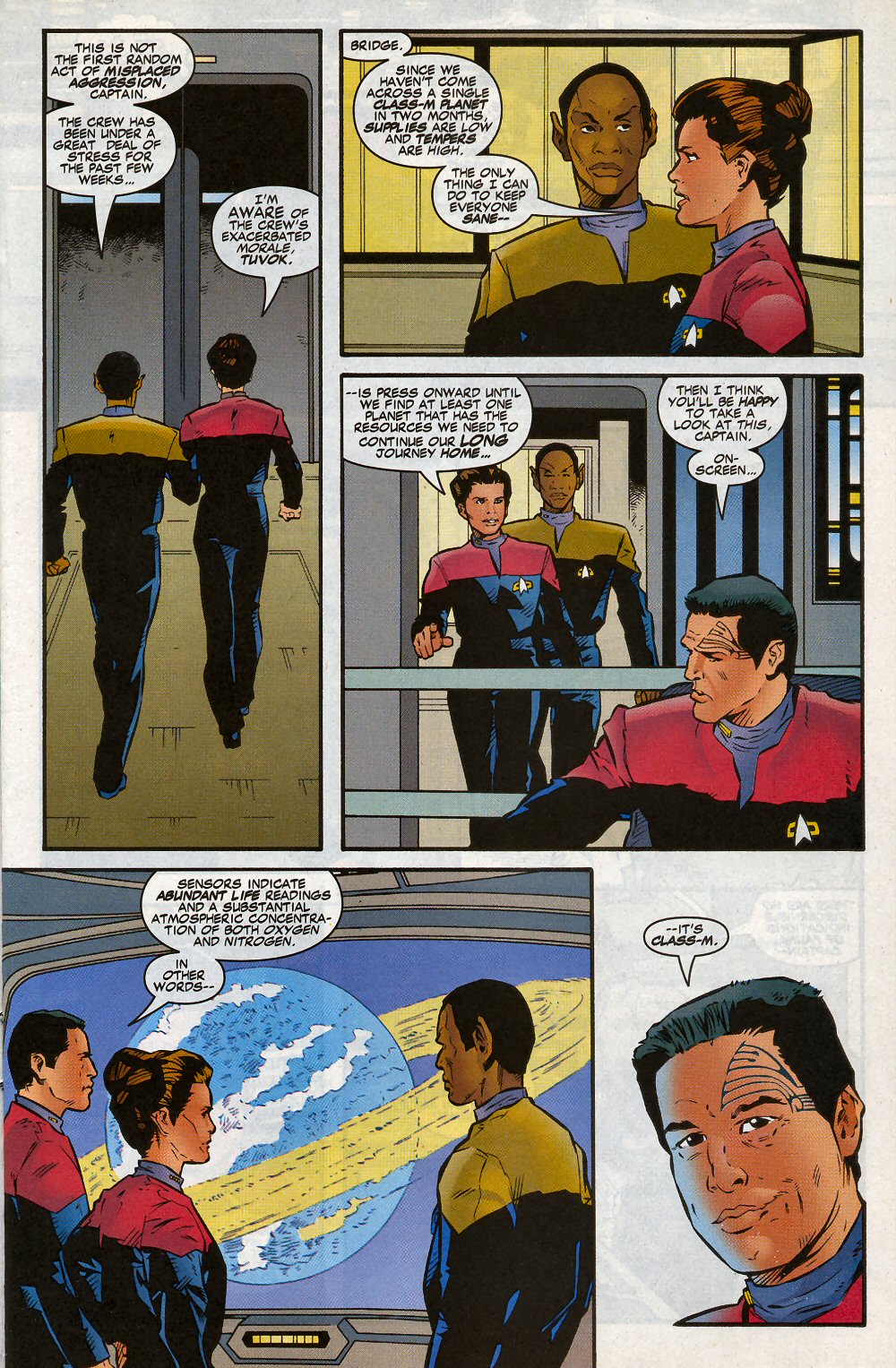 Read online Star Trek: Voyager comic -  Issue #6 - 7