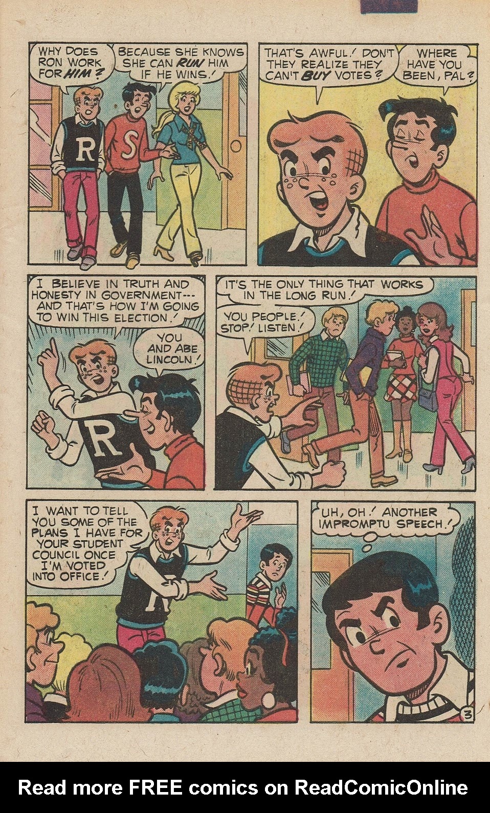 Read online Archie at Riverdale High (1972) comic -  Issue #73 - 5