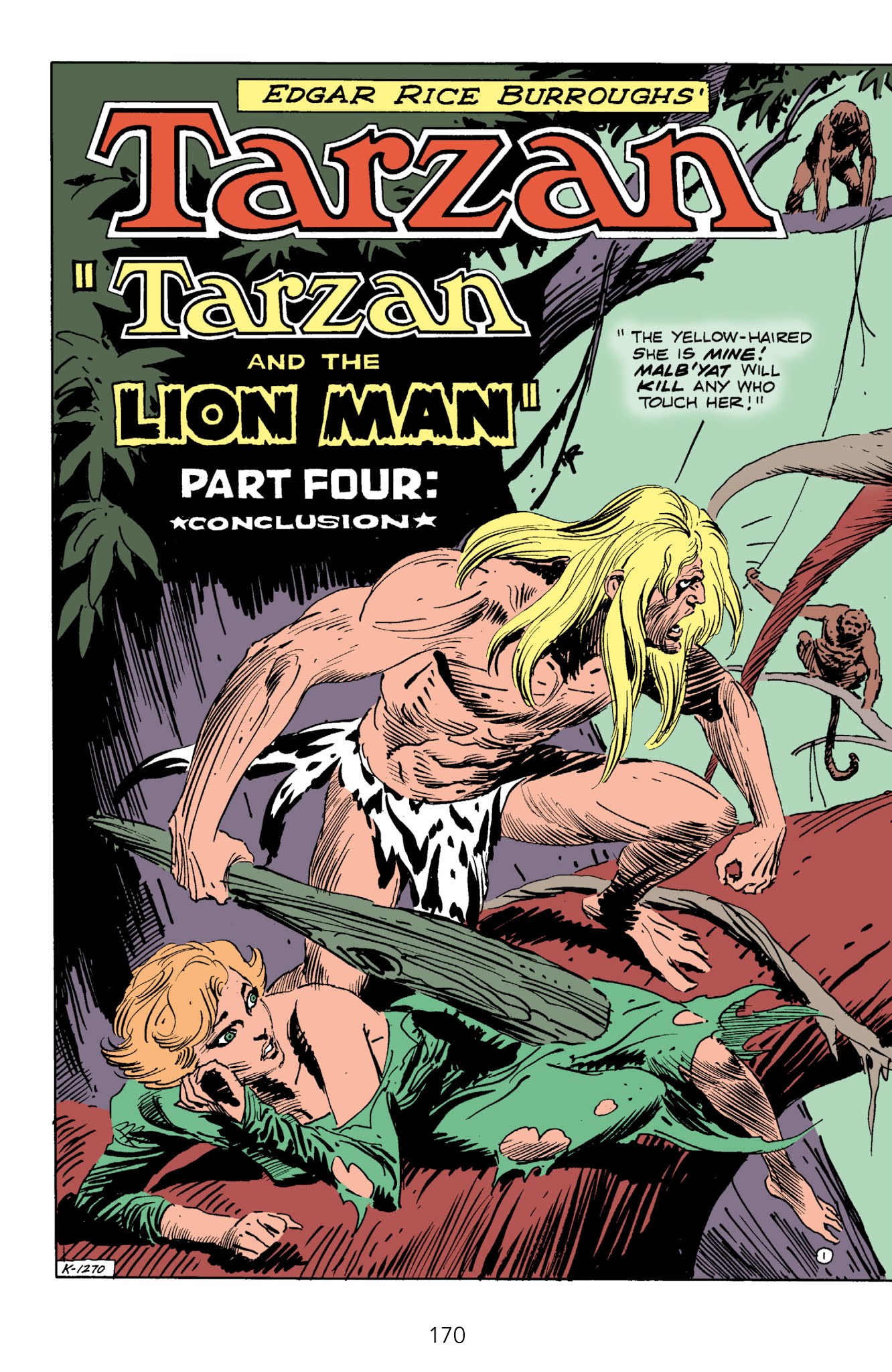 Read online Edgar Rice Burroughs' Tarzan The Joe Kubert Years comic -  Issue # TPB 3 (Part 2) - 61