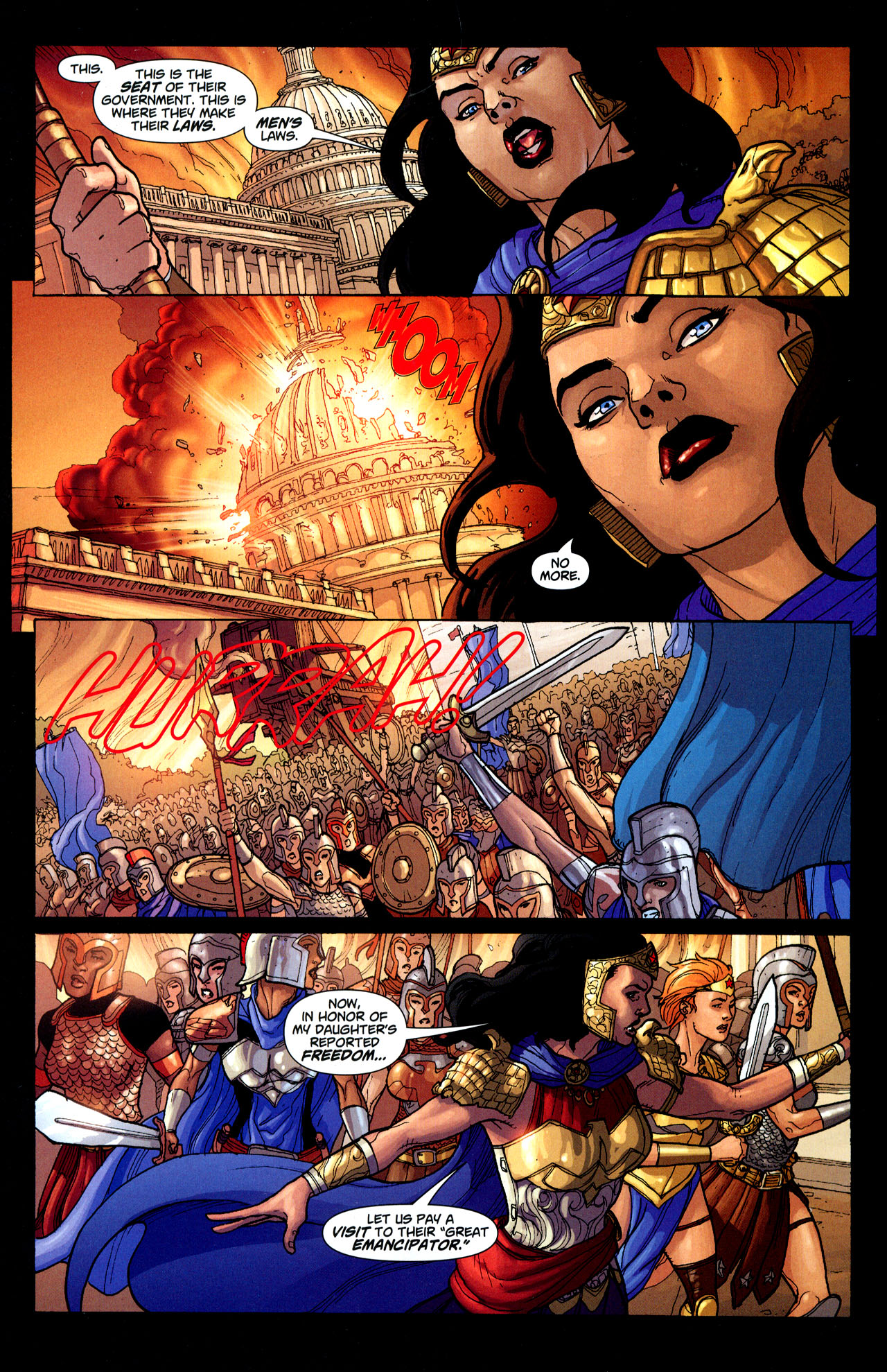 Read online Amazons Attack comic -  Issue #1 - 16