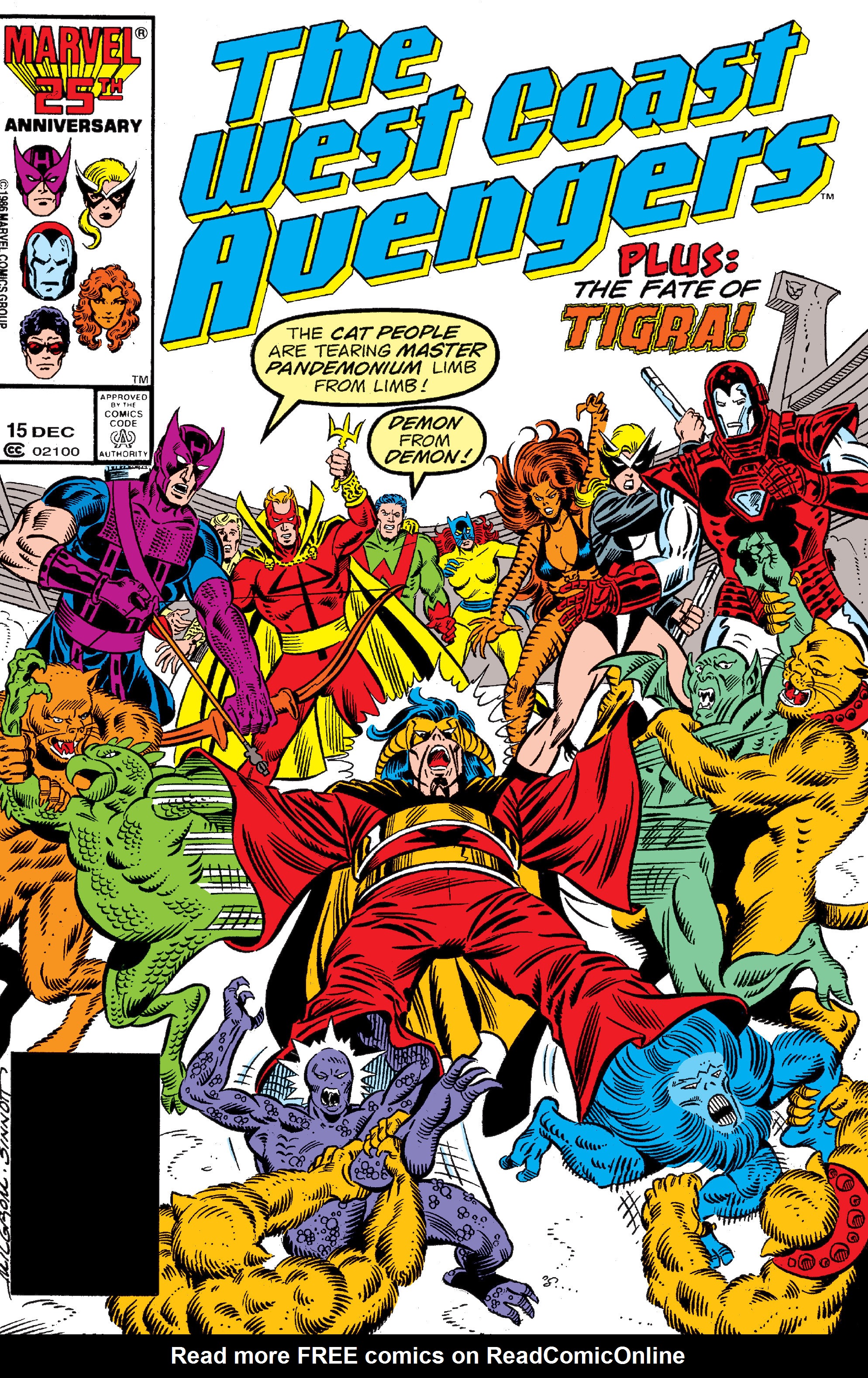 Read online West Coast Avengers (1985) comic -  Issue #15 - 1