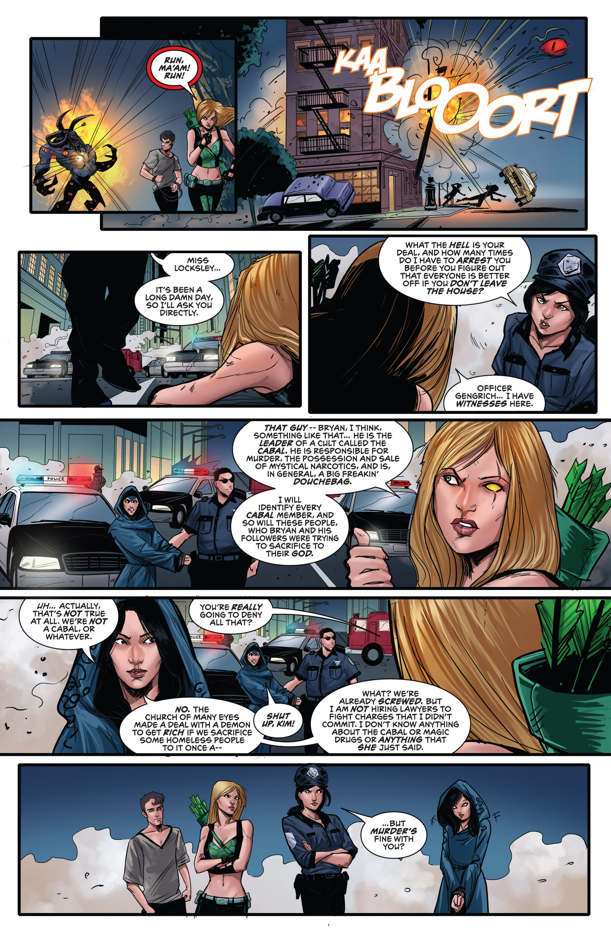 Read online Grimm Fairy Tales presents Robyn Hood (2014) comic -  Issue #8 - 19