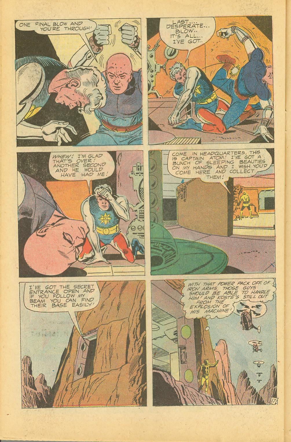 Read online Captain Atom (1965) comic -  Issue #84 - 22