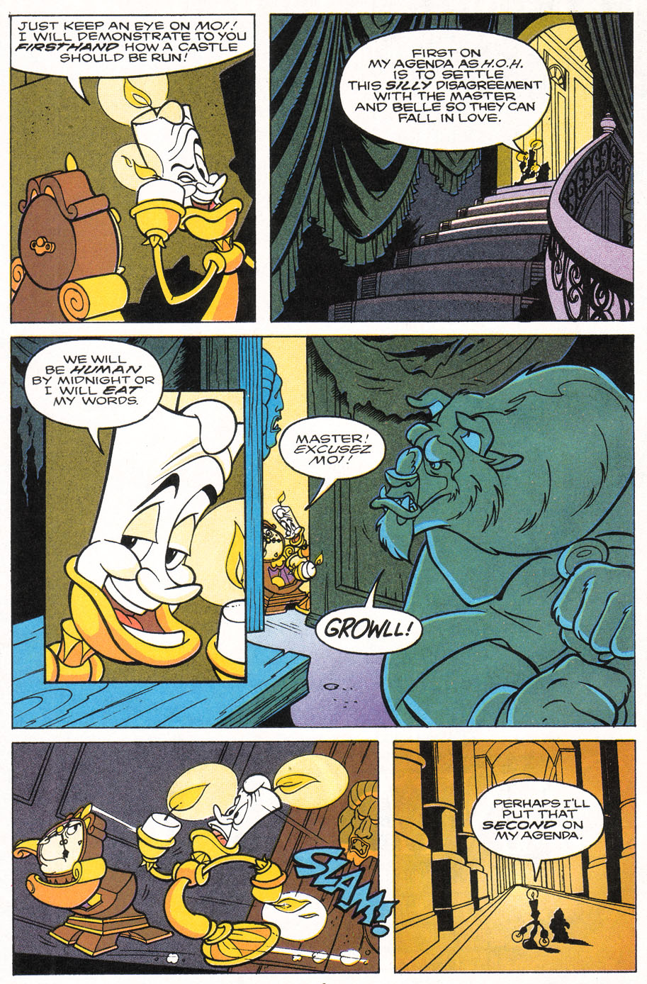 Read online Disney's Beauty and the Beast comic -  Issue #5 - 10
