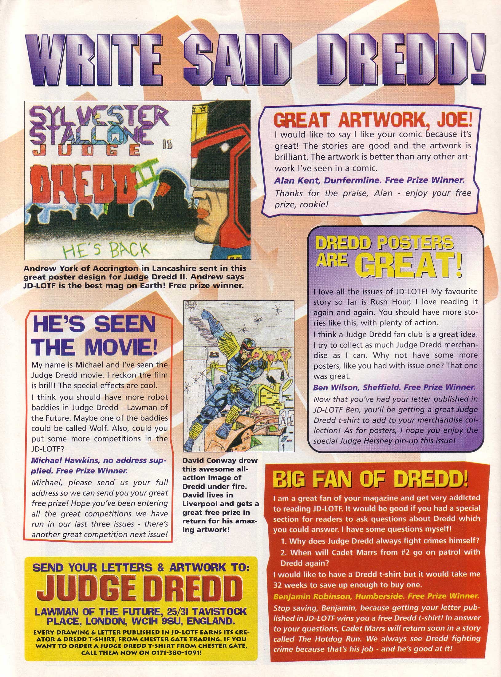 Read online Judge Dredd Lawman of the Future comic -  Issue #10 - 26