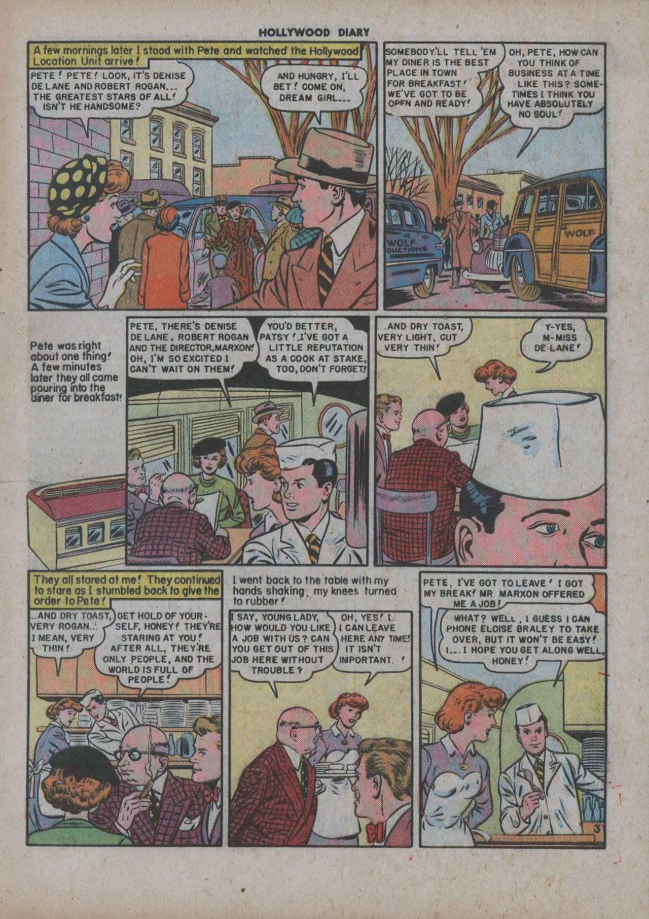Read online Hollywood Diary comic -  Issue #3 - 5