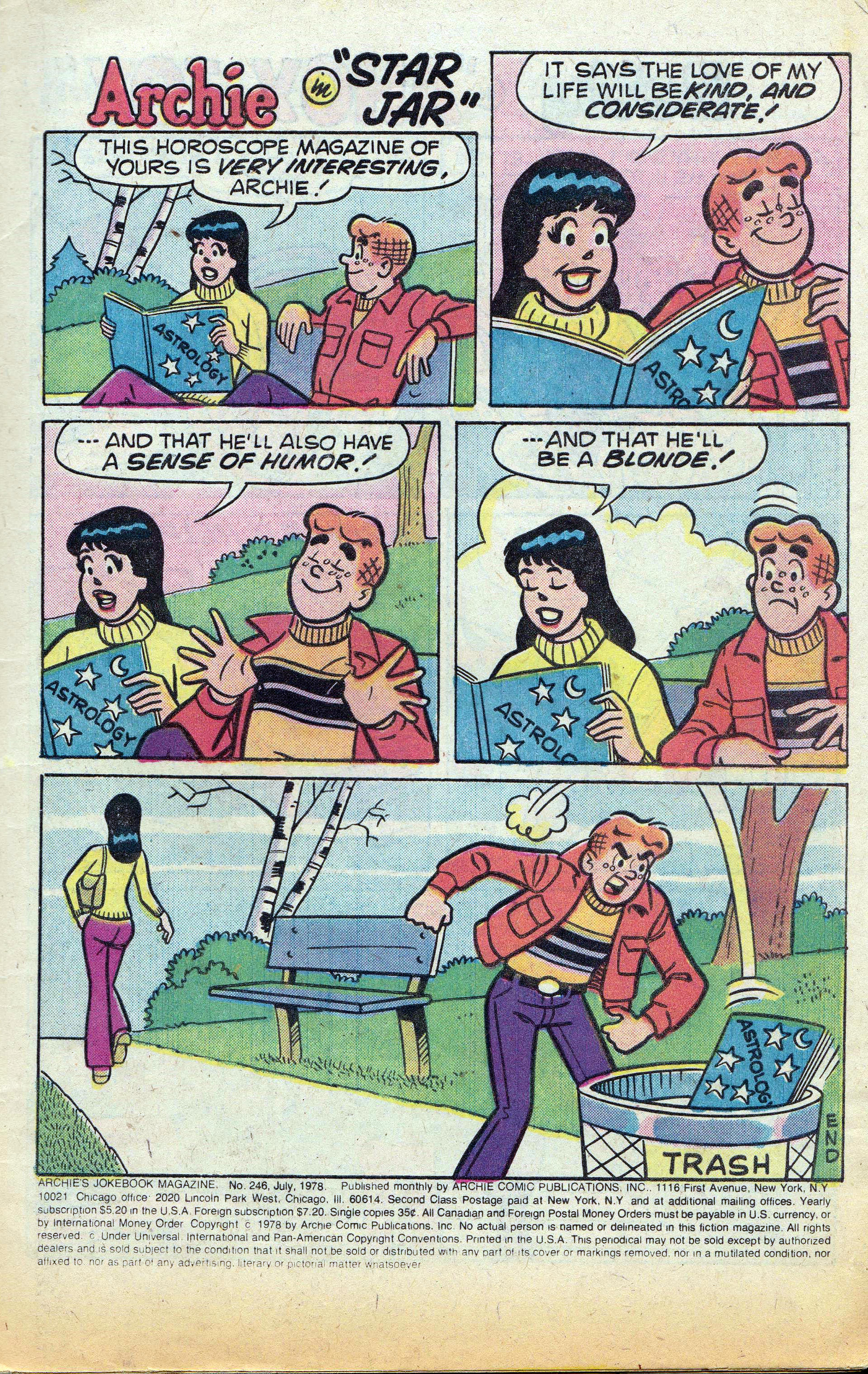 Read online Archie's Joke Book Magazine comic -  Issue #246 - 3