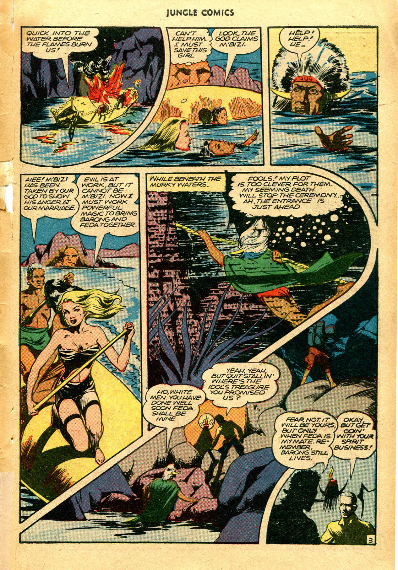 Read online Jungle Comics comic -  Issue #76 - 46