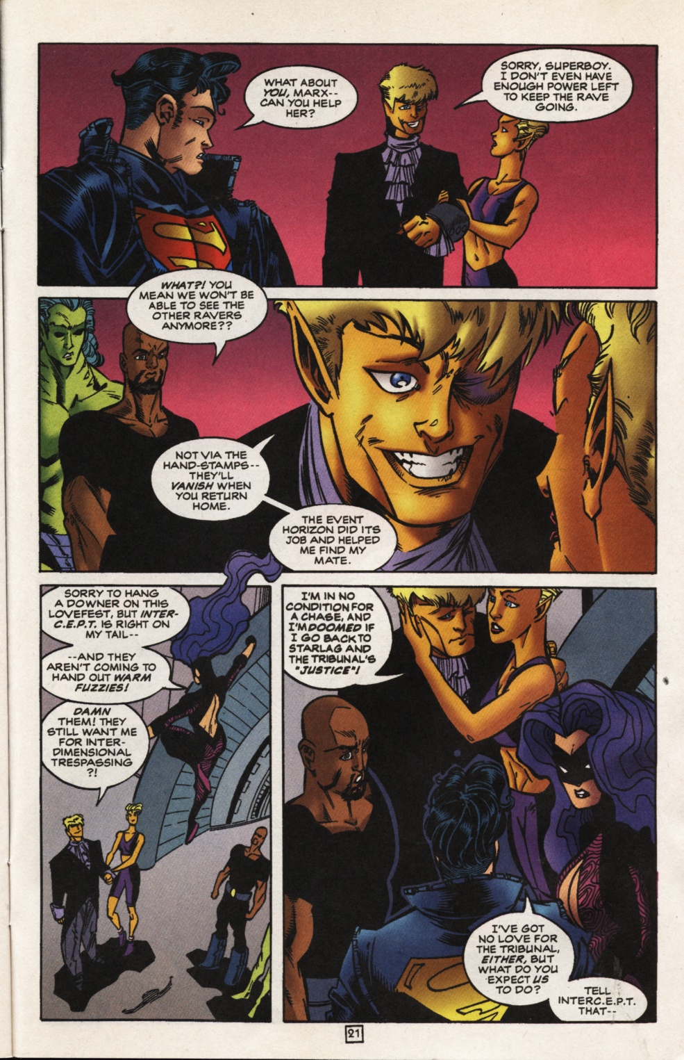 Read online Superboy & The Ravers comic -  Issue #19 - 21