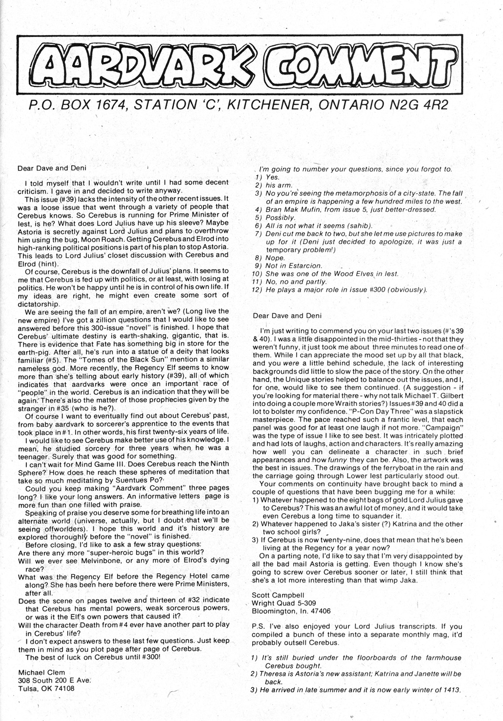 Read online Cerebus comic -  Issue #42 - 30