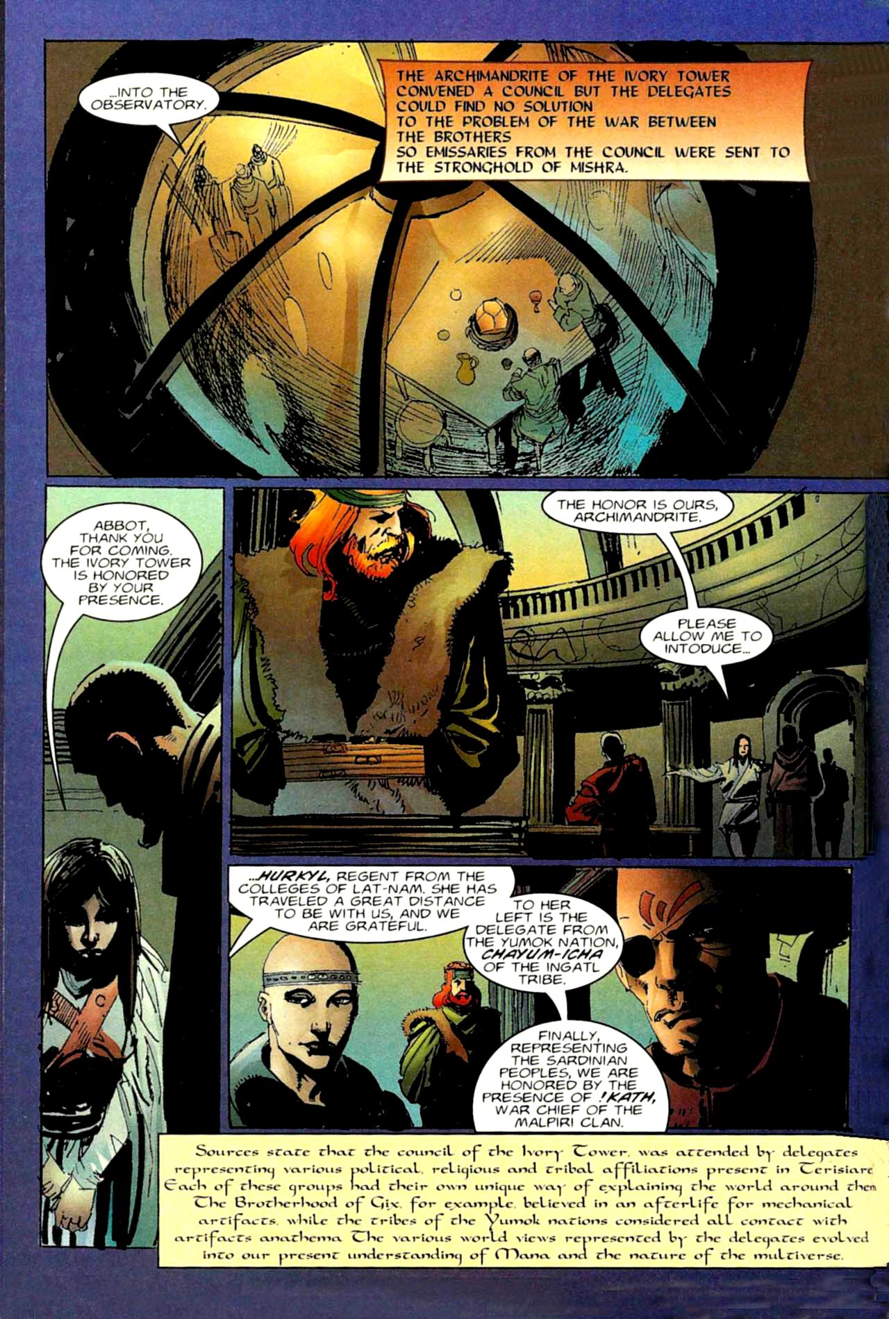Read online Urza-Mishra War on the World of Magic: The Gathering comic -  Issue #2 - 6