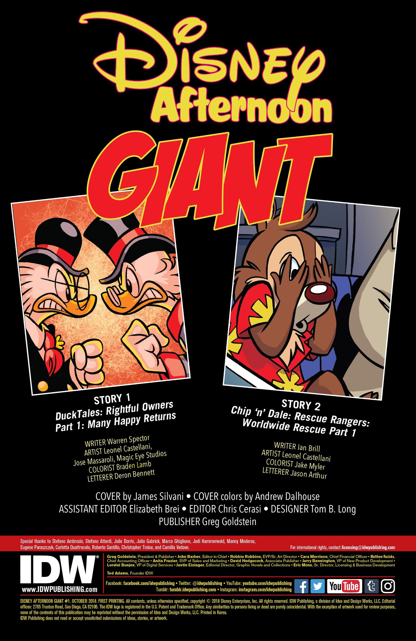 Read online Disney Afternoon Giant comic -  Issue #1 - 2